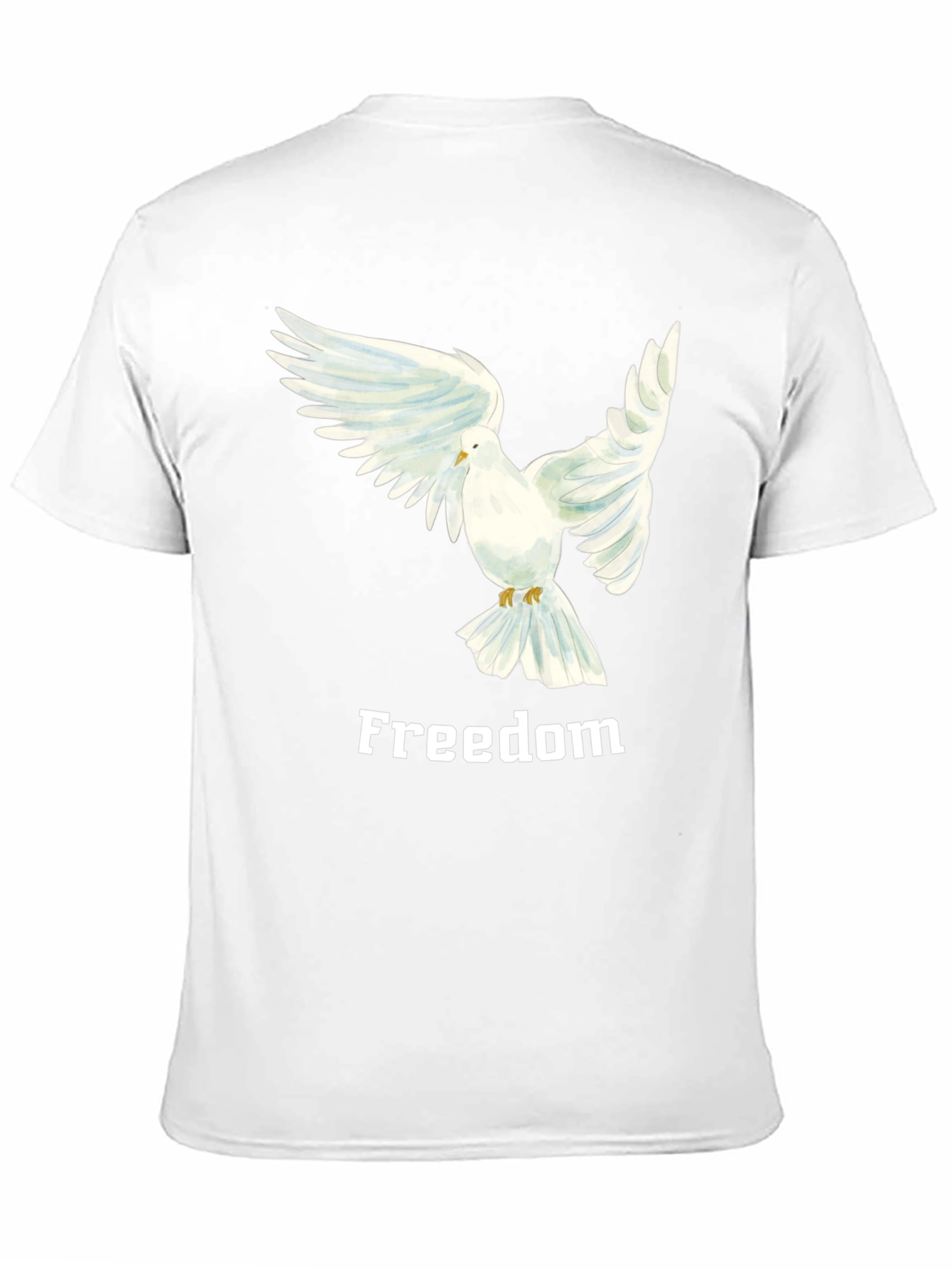Freedom Dove Graphic Tee - Black