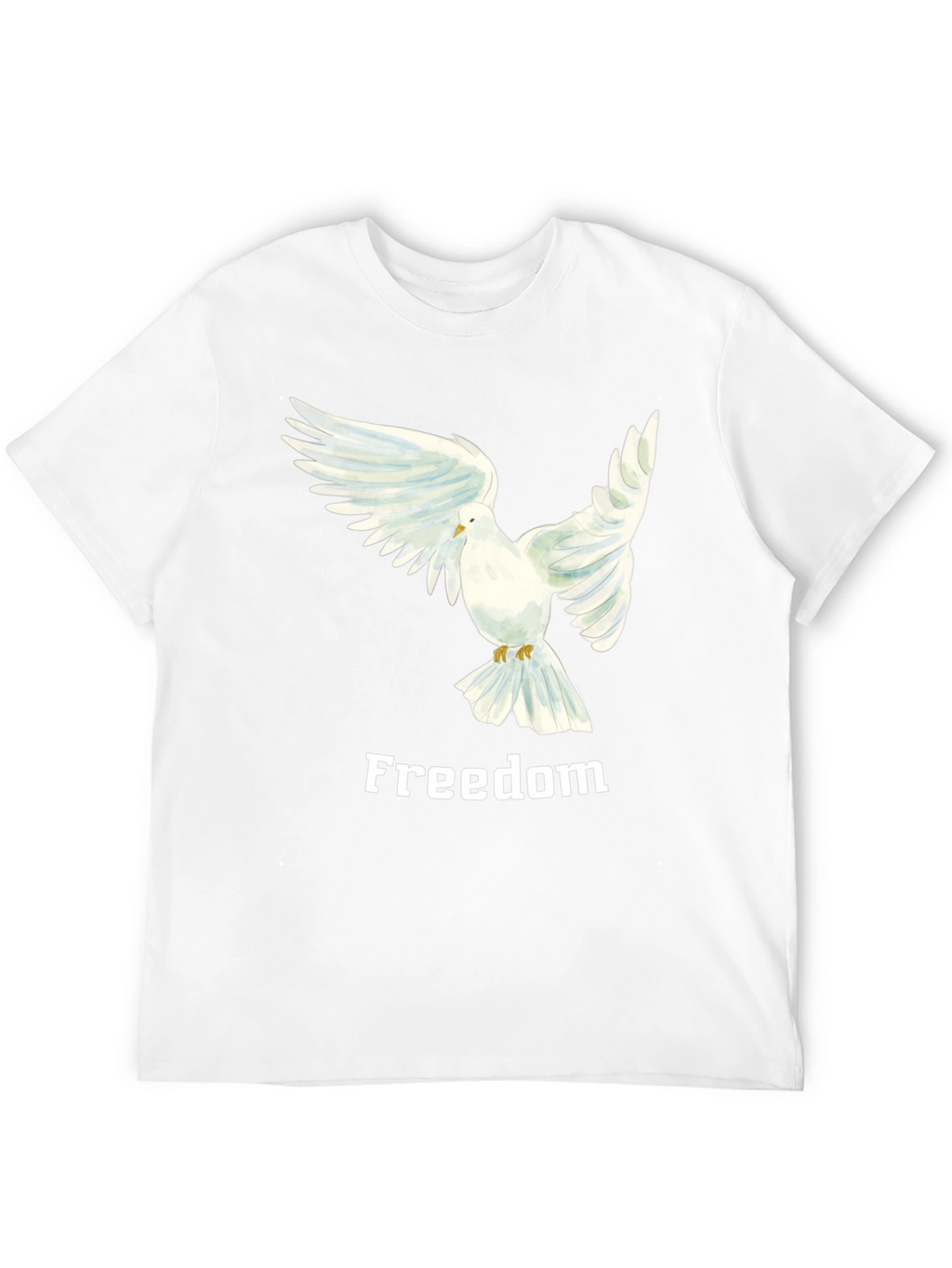 Freedom Dove Graphic Tee - Black