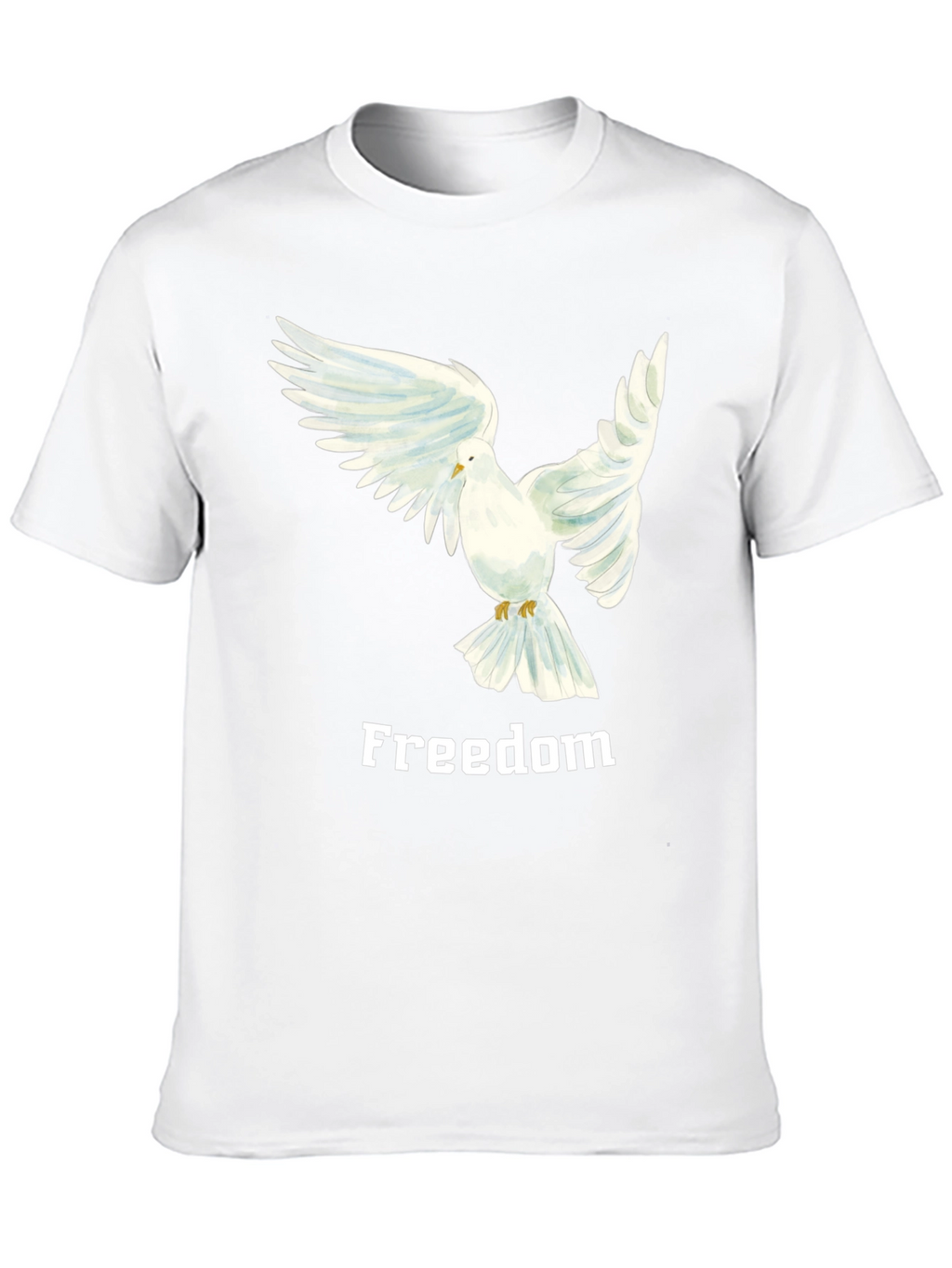 Freedom Dove Graphic Tee - Black