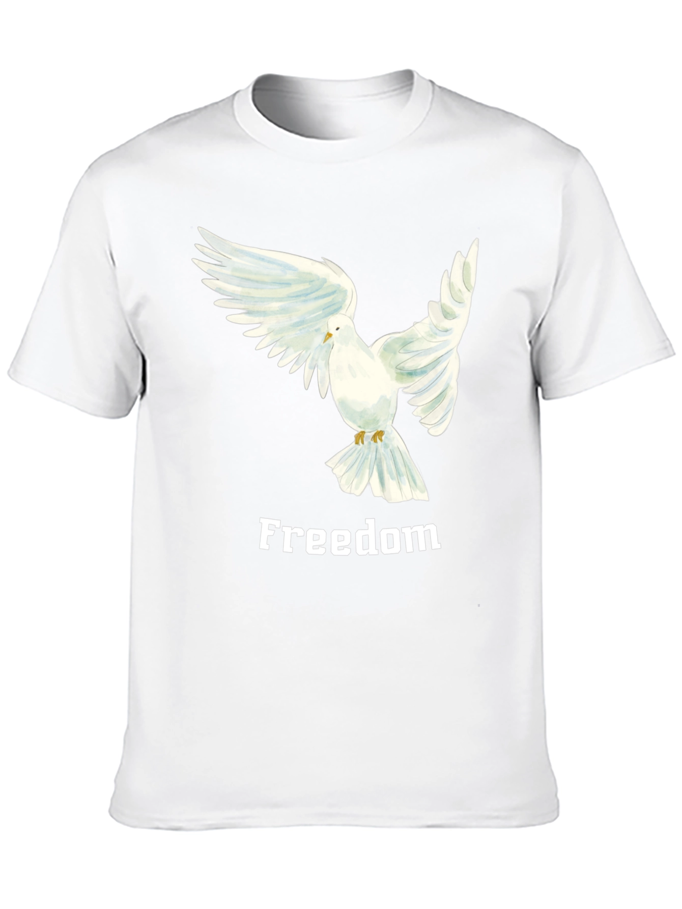 Freedom Dove Graphic Tee - Black