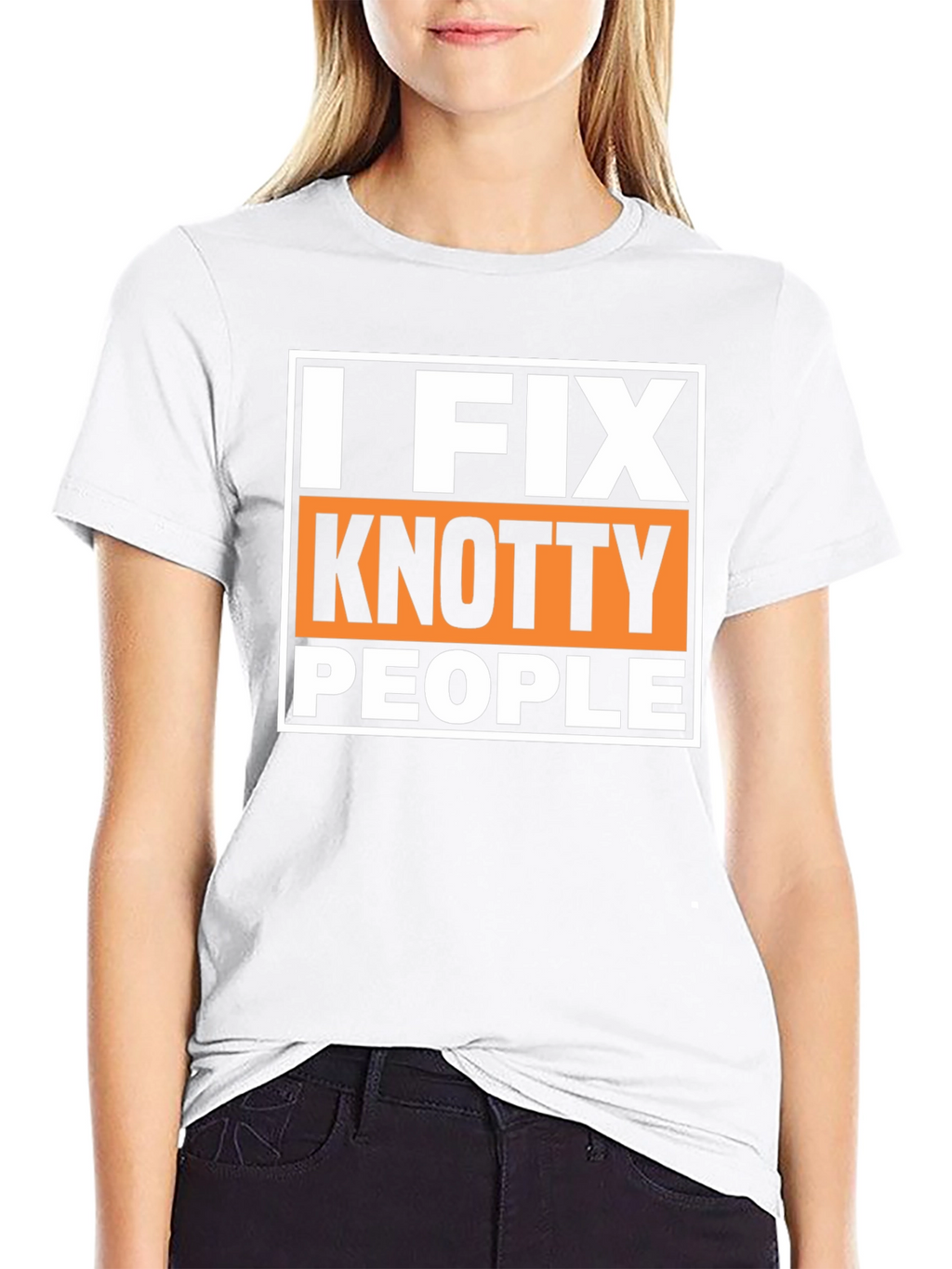 I Fix Knotty People Funny Graphic T-Shirt