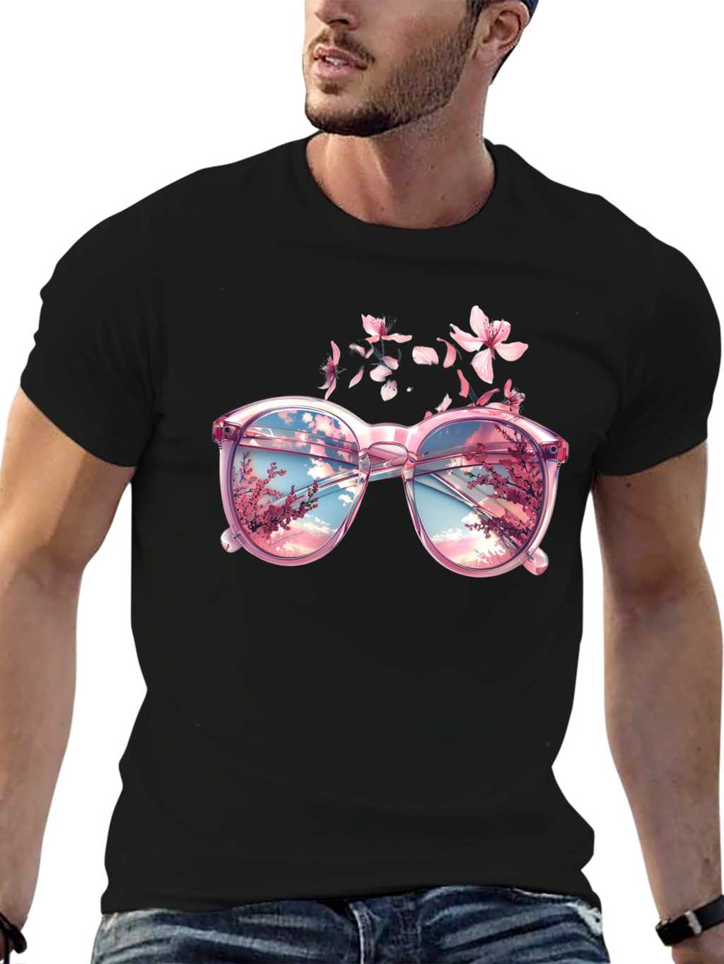 Floral Dream Sunglasses Graphic Tee