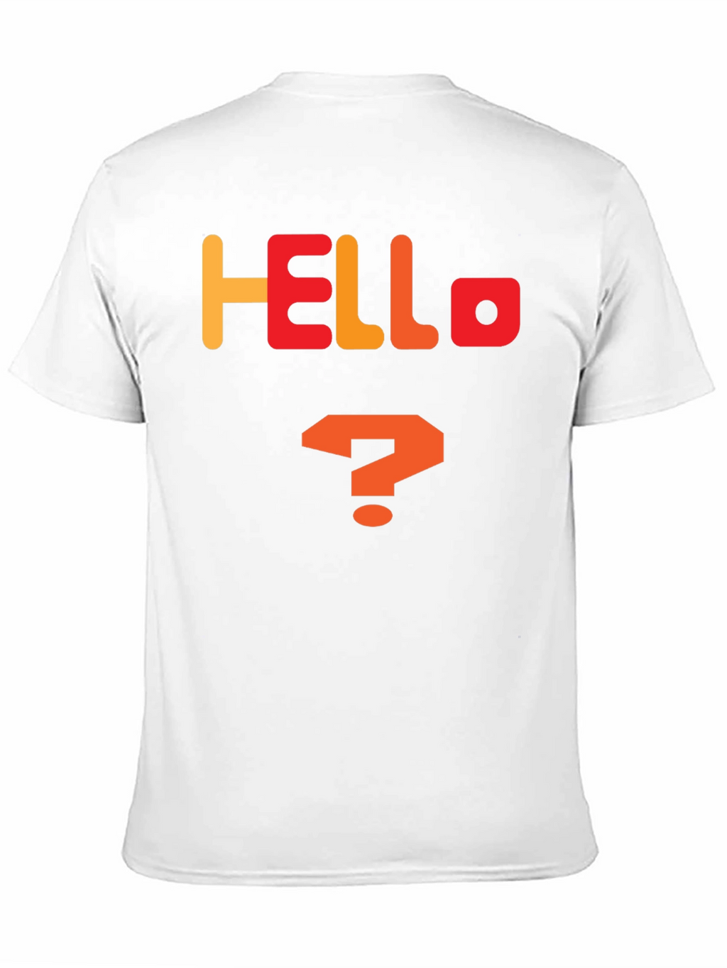 Hello Question Mark Graphic Tee