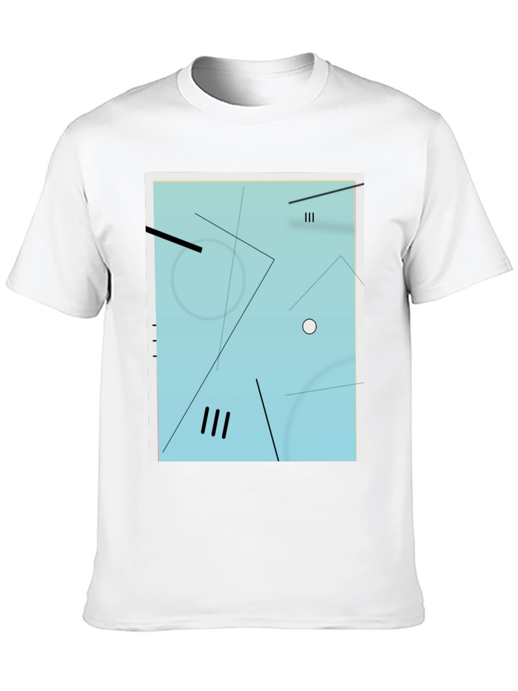 Abstract Geometric T-Shirt - Modern Art Graphic Tee