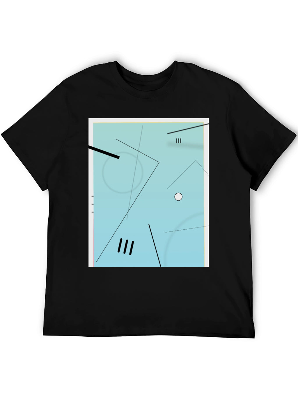 Abstract Geometric T-Shirt - Modern Art Graphic Tee