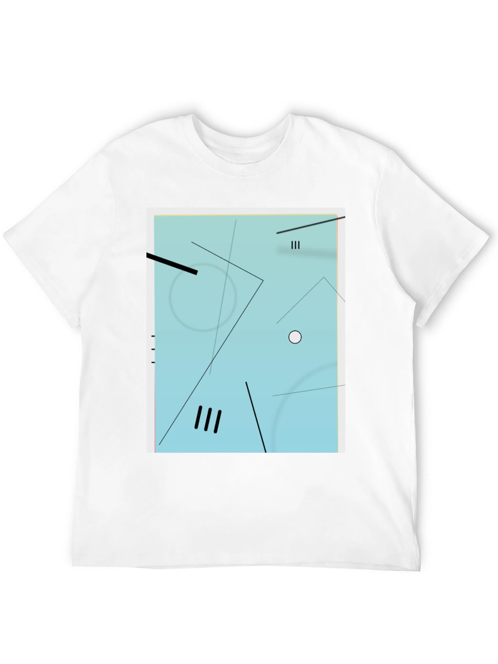 Abstract Geometric T-Shirt - Modern Art Graphic Tee