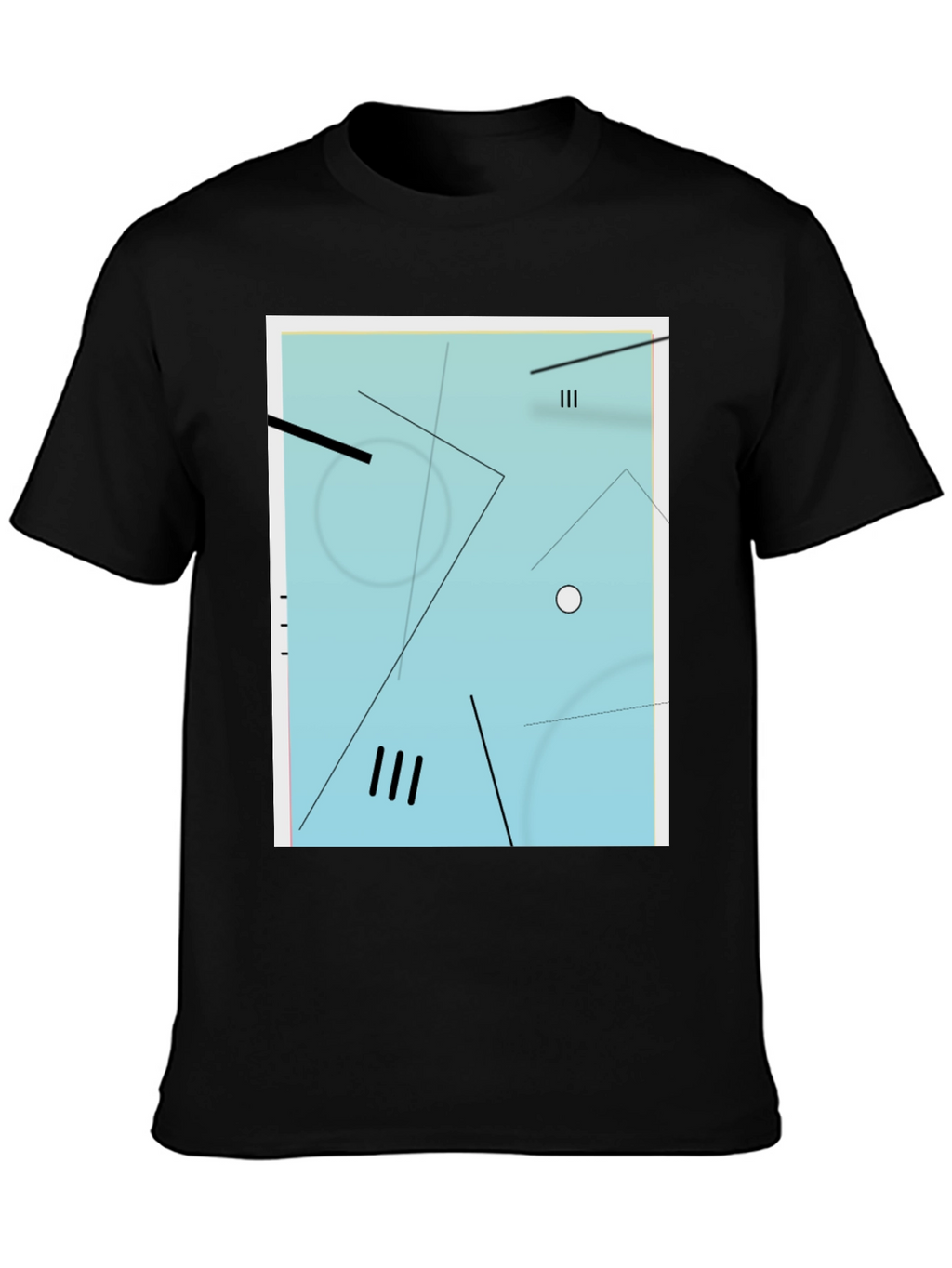Abstract Geometric T-Shirt - Modern Art Graphic Tee