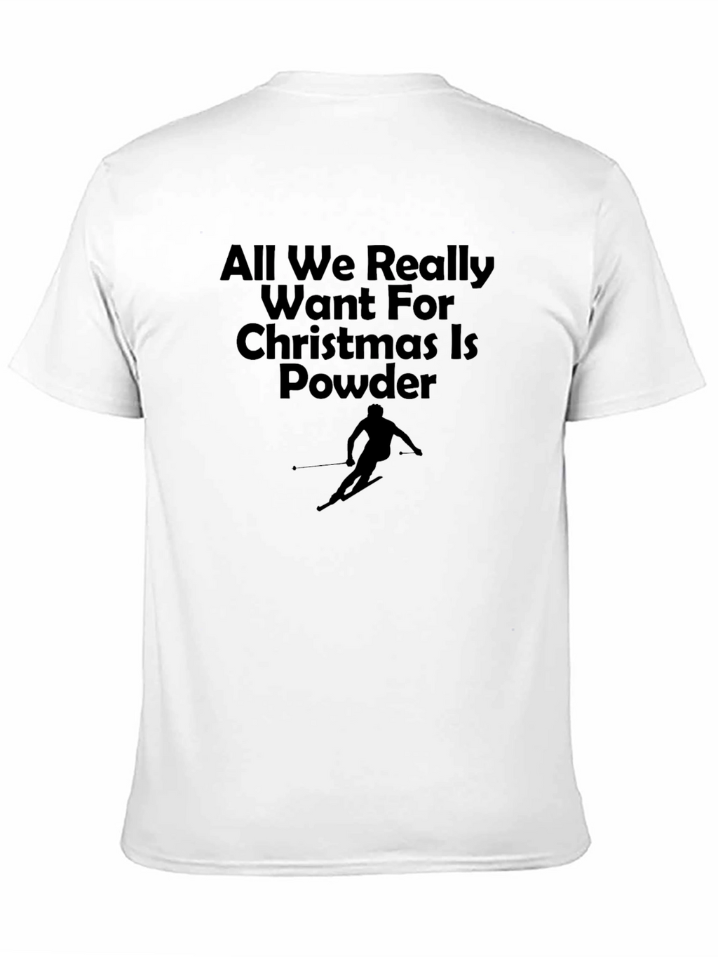 Powder Christmas T-Shirt | Holiday Ski Apparel