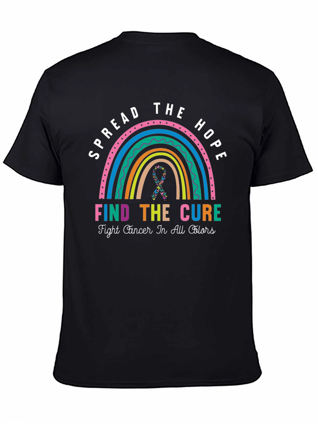 Spread Hope Cancer Awareness Rainbow T-Shirt