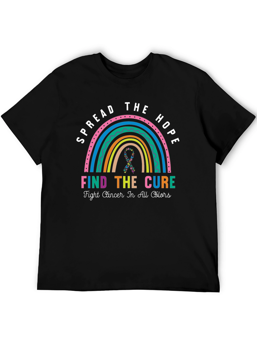Spread Hope Cancer Awareness Rainbow T-Shirt