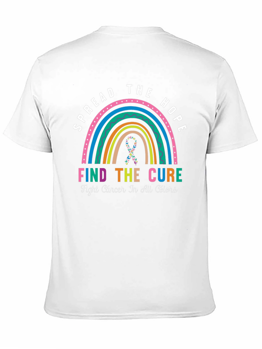 Spread Hope Cancer Awareness Rainbow T-Shirt