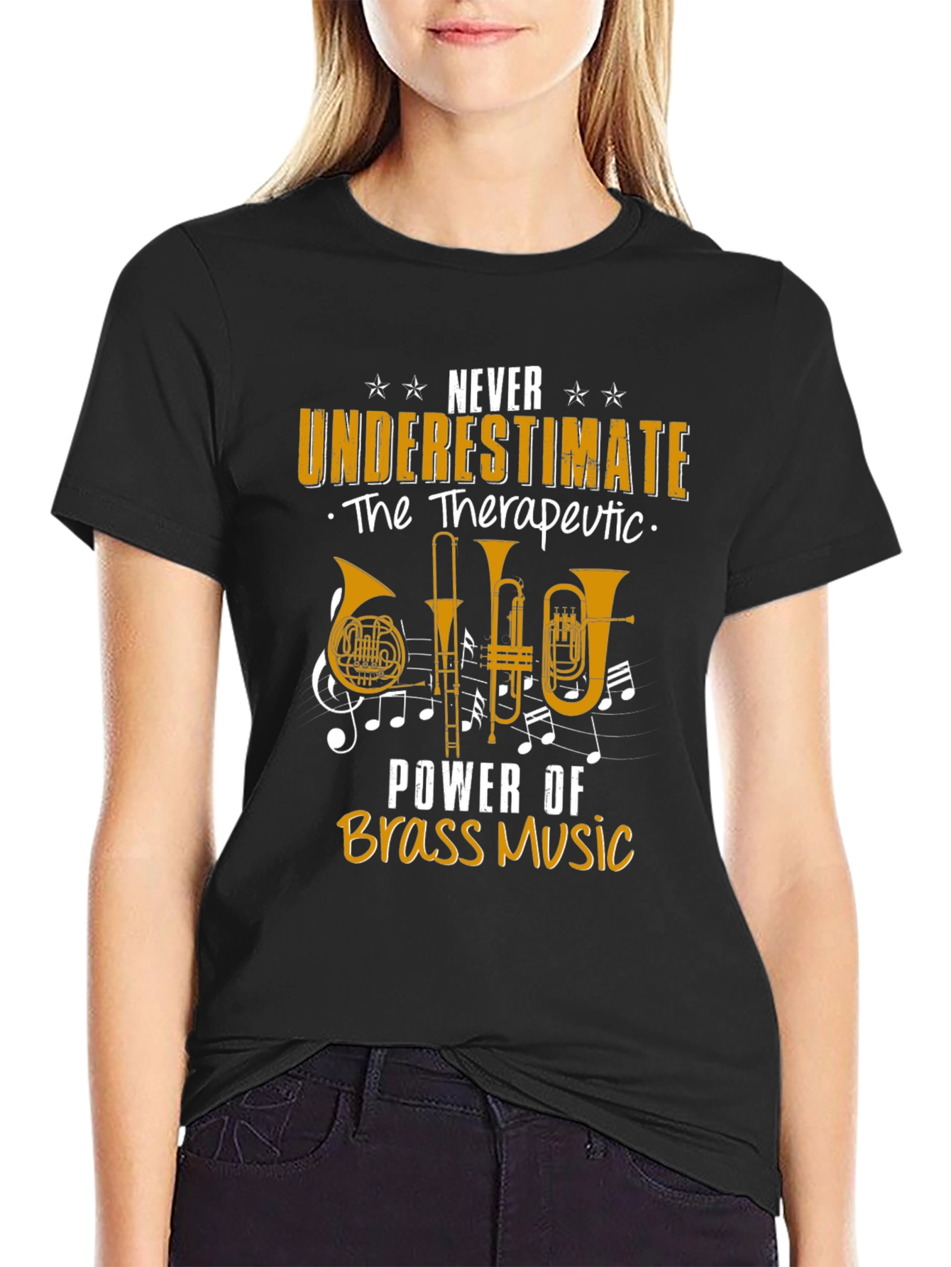 Brass Music Therapeutic Power T-Shirt