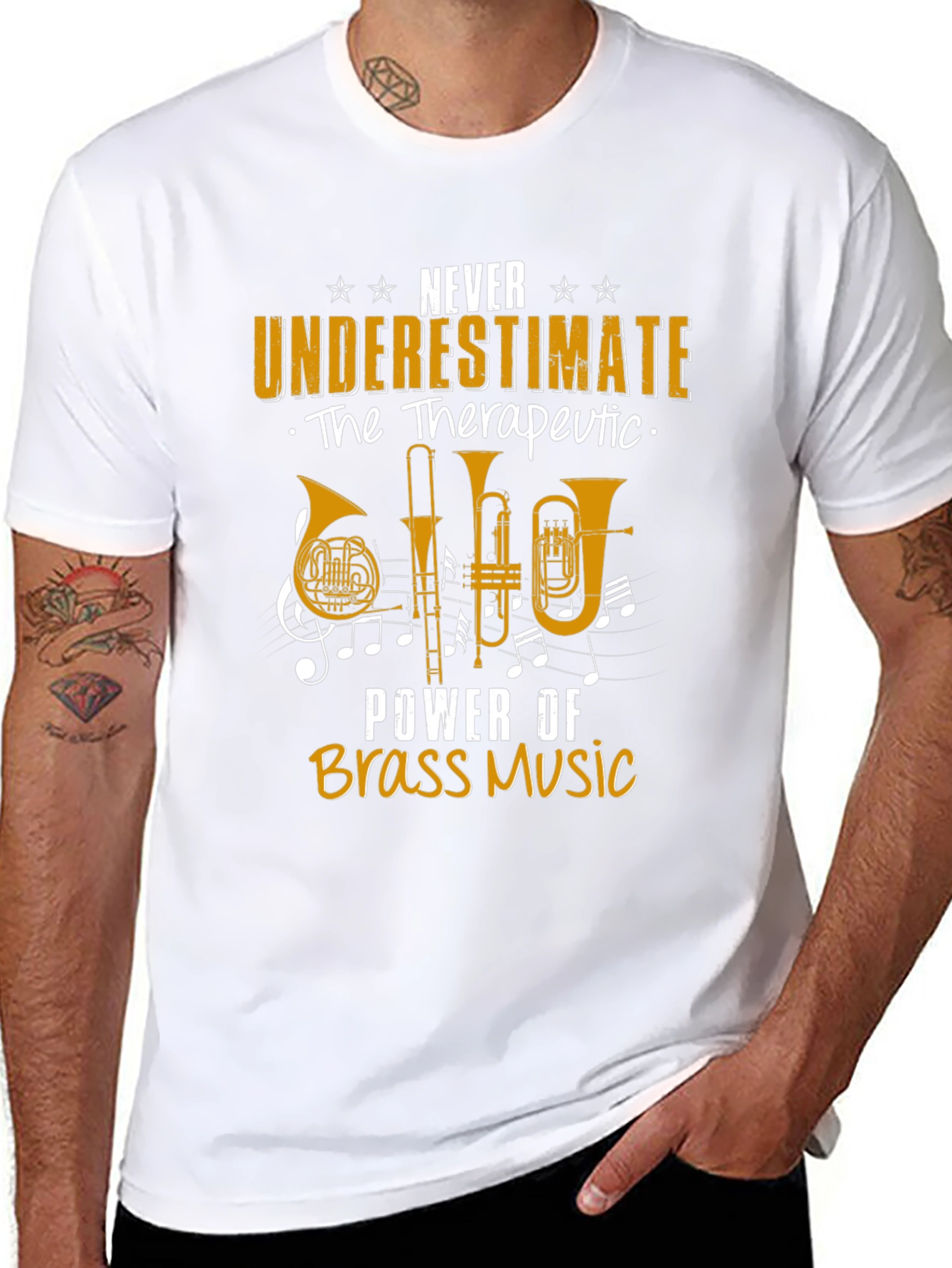 Brass Music Therapeutic Power T-Shirt