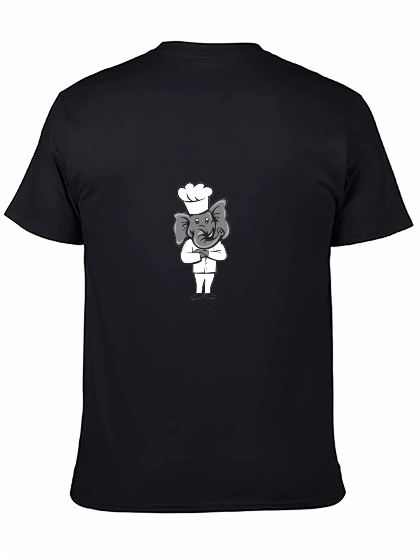 Chef Elephant T-Shirt - Cute Cartoon Design