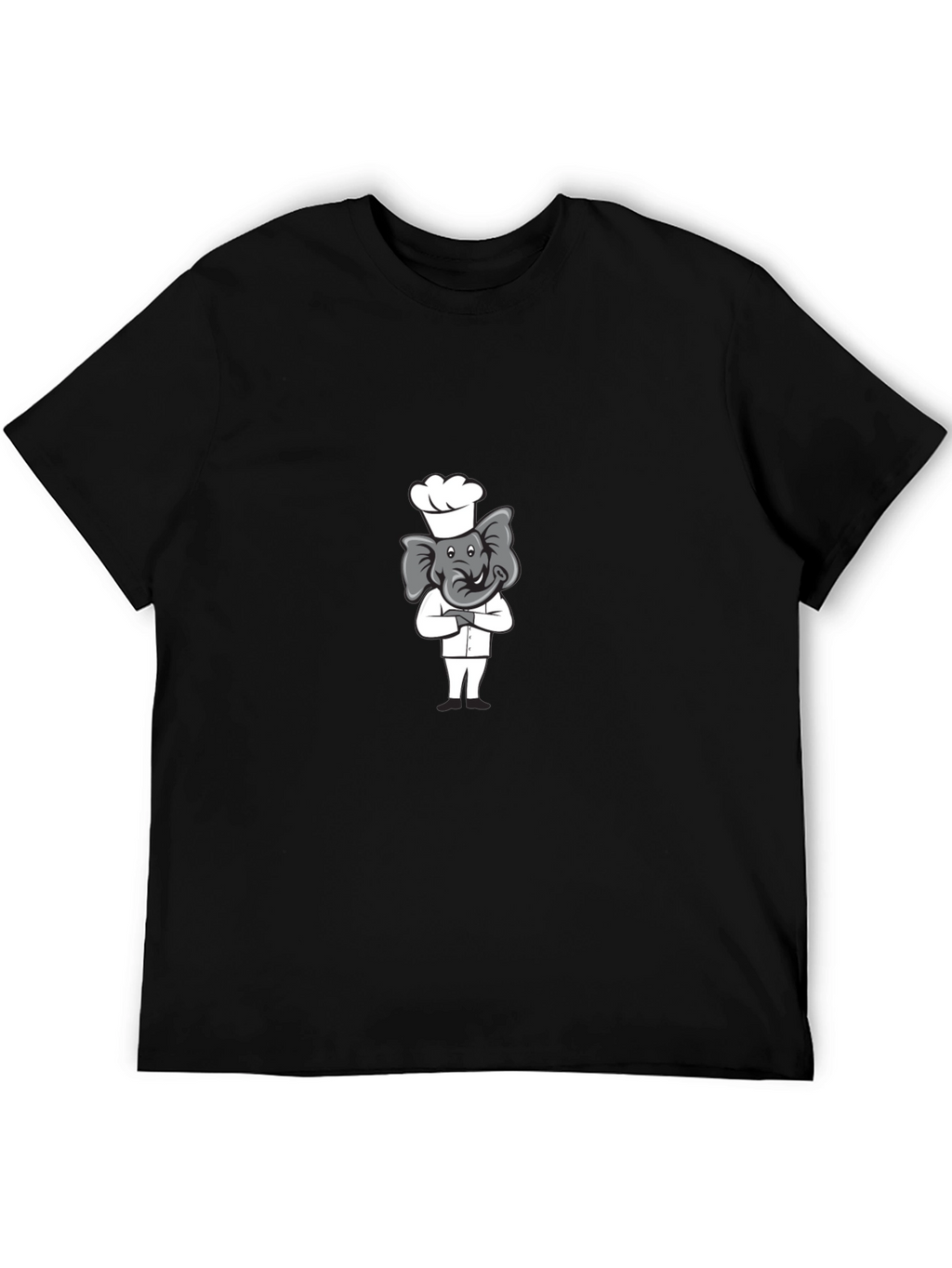 Chef Elephant T-Shirt - Cute Cartoon Design
