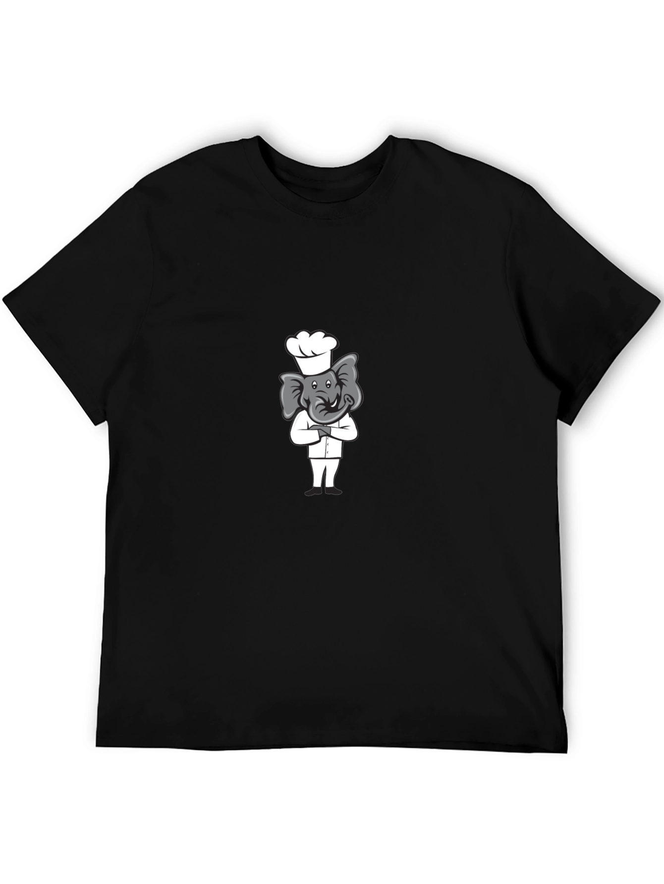 Chef Elephant T-Shirt - Cute Cartoon Design