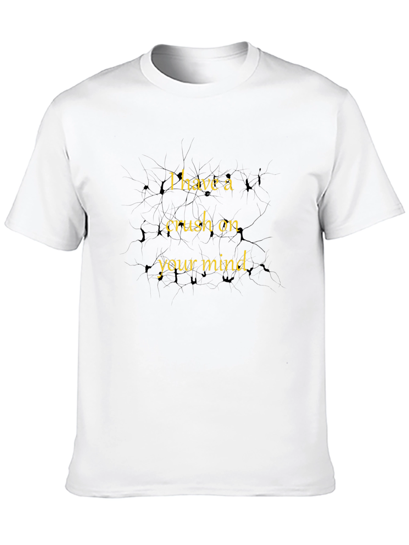 Crush On Your Mind Graphic Tee - Unique Design