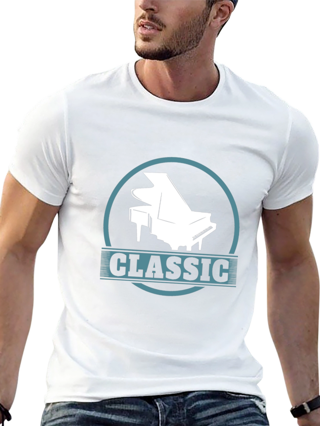 Classic Piano T-Shirt - Stylish Music Tee
