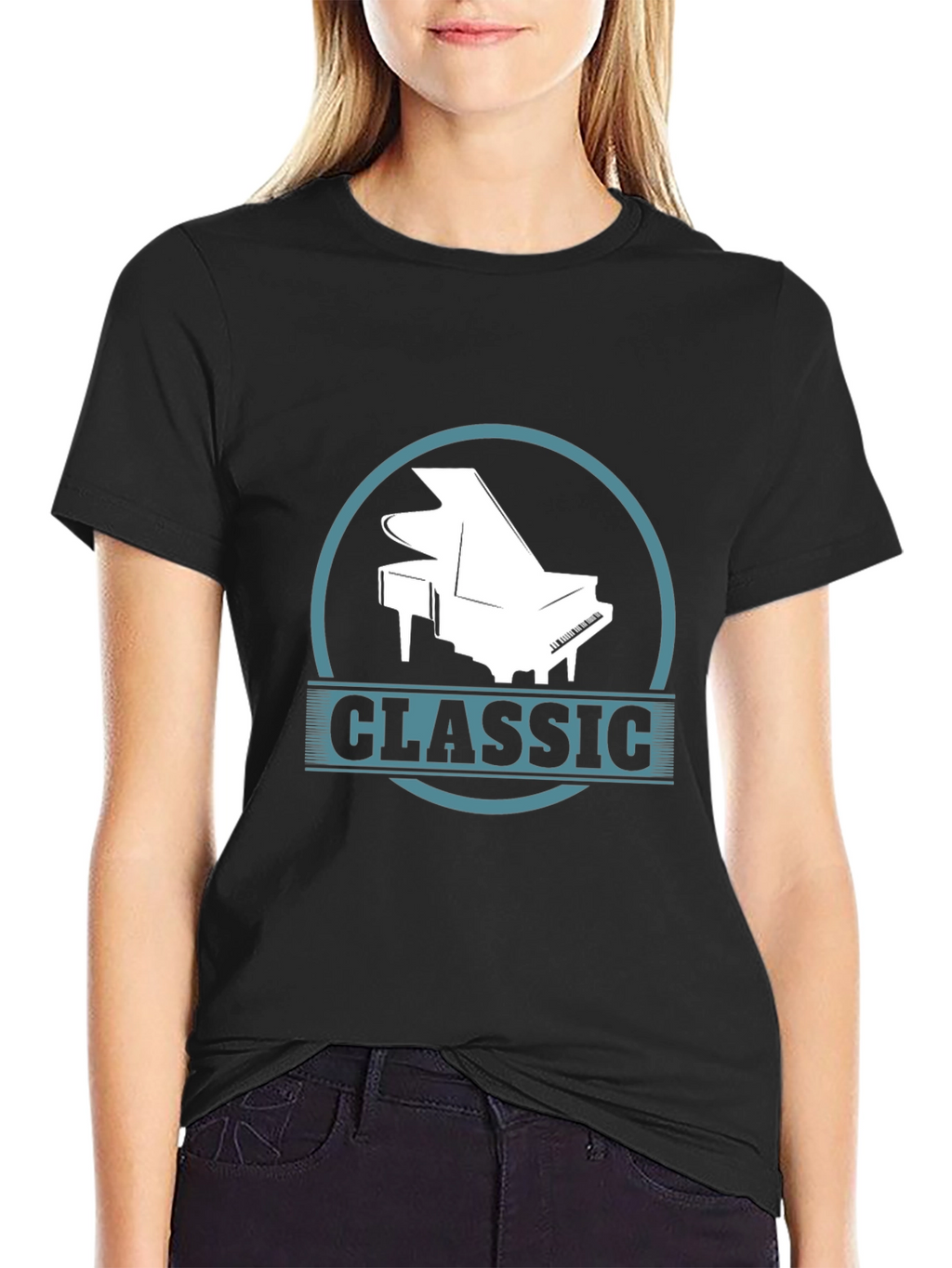 Classic Piano T-Shirt - Stylish Music Tee