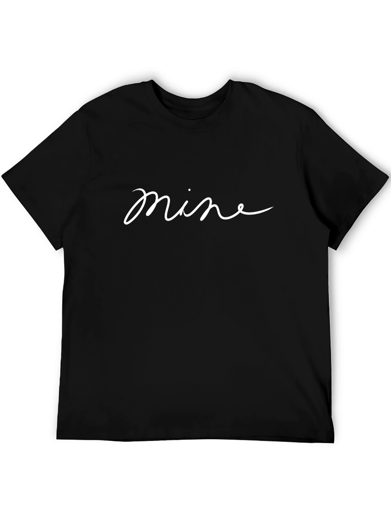 Mine Graphic Tee - Stylish Black Cotton T-Shirt