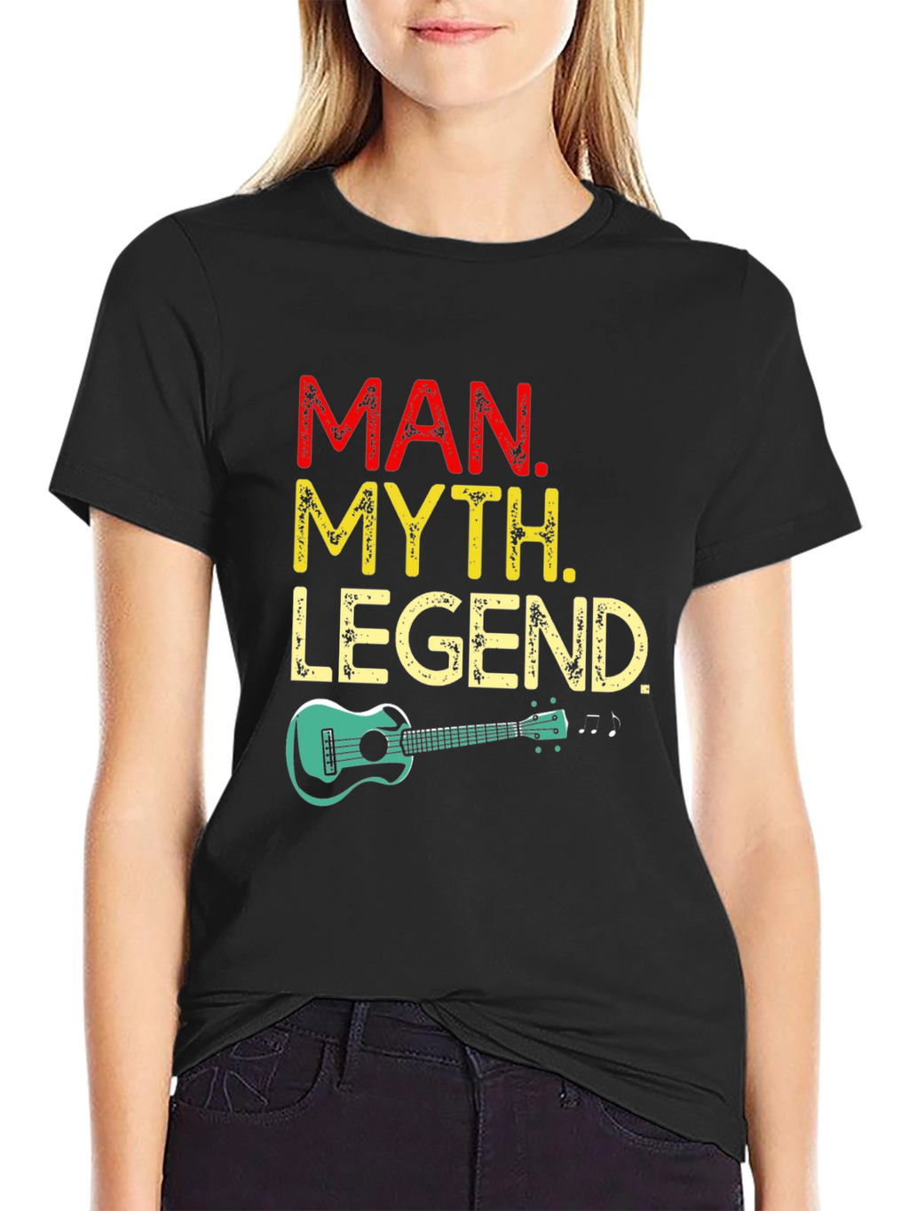 Man Myth Legend Ukulele Graphic Tee