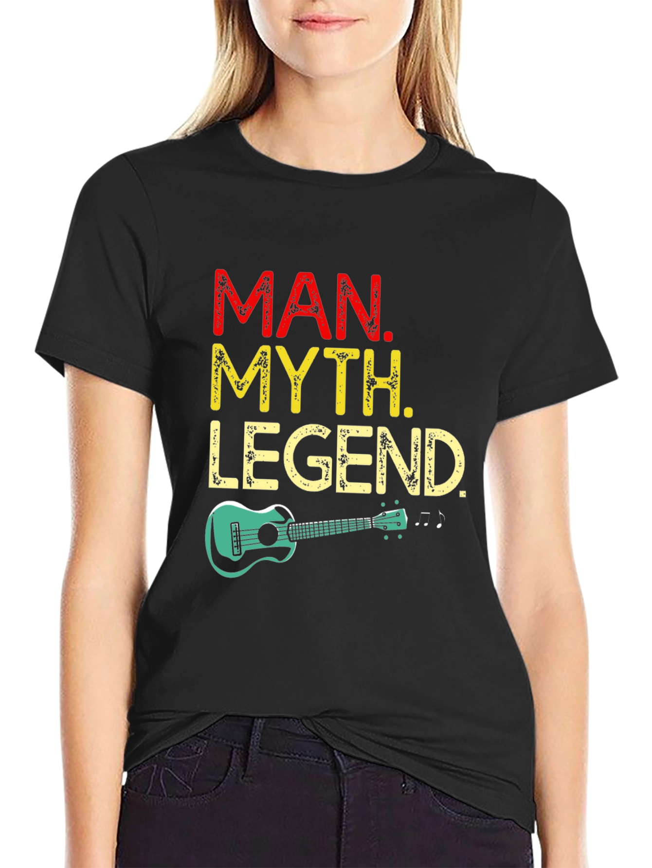 Man Myth Legend Ukulele Graphic Tee
