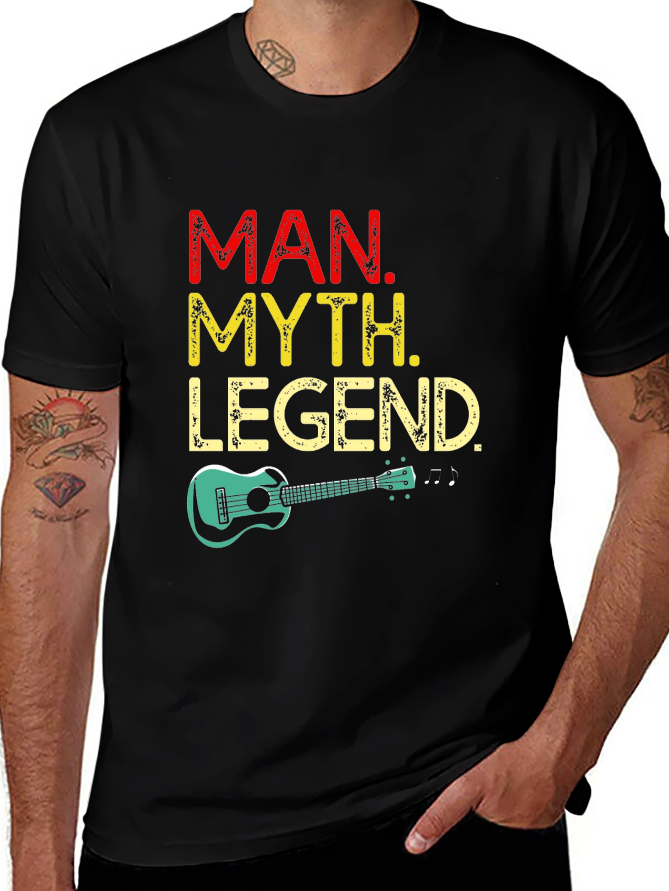 Man Myth Legend Ukulele Graphic Tee
