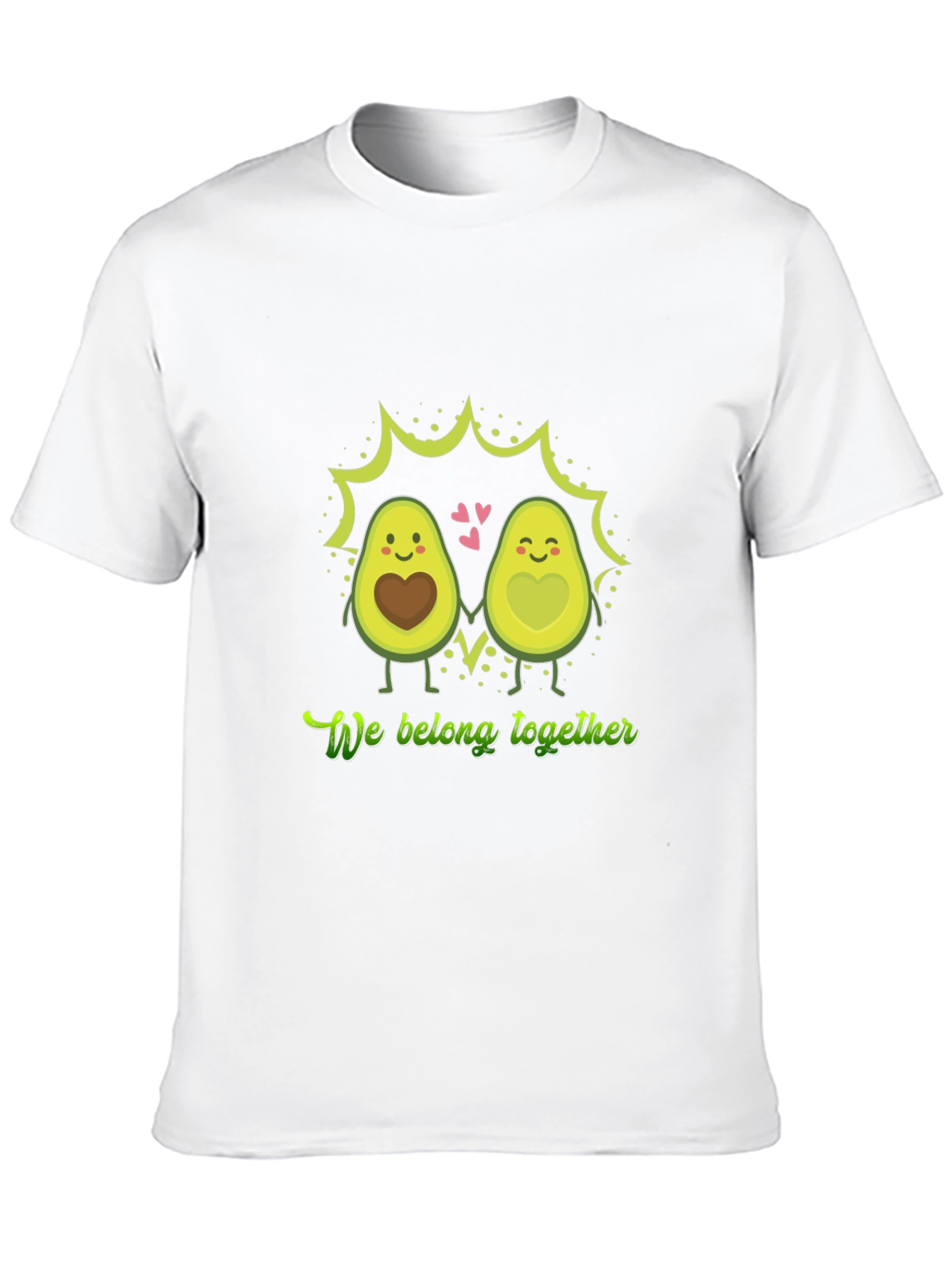Matching Avocado Couple T-Shirt - We Belong Together