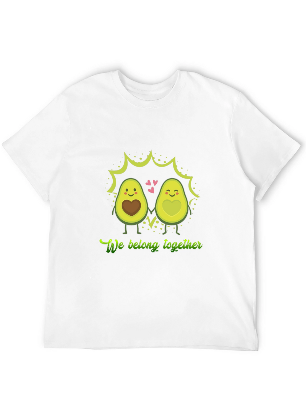 Matching Avocado Couple T-Shirt - We Belong Together