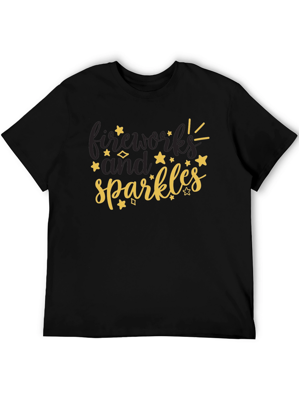Fireworks and Sparkles Graphic T-Shirt