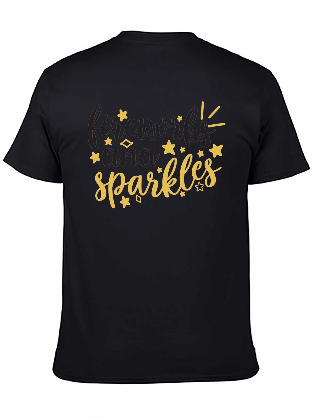 Fireworks and Sparkles Graphic T-Shirt