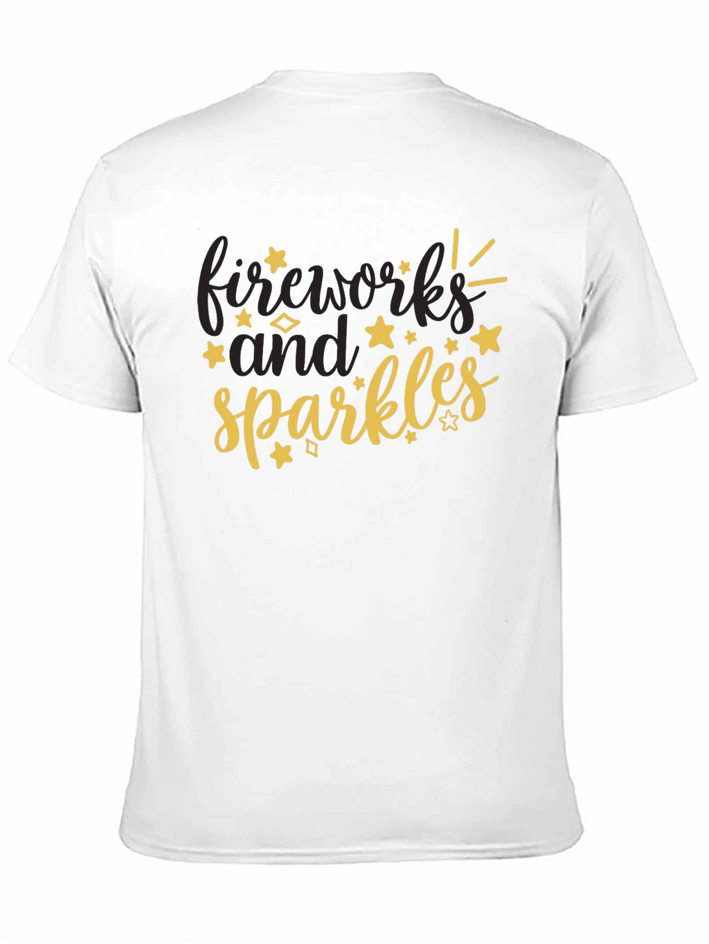 Fireworks and Sparkles Graphic T-Shirt