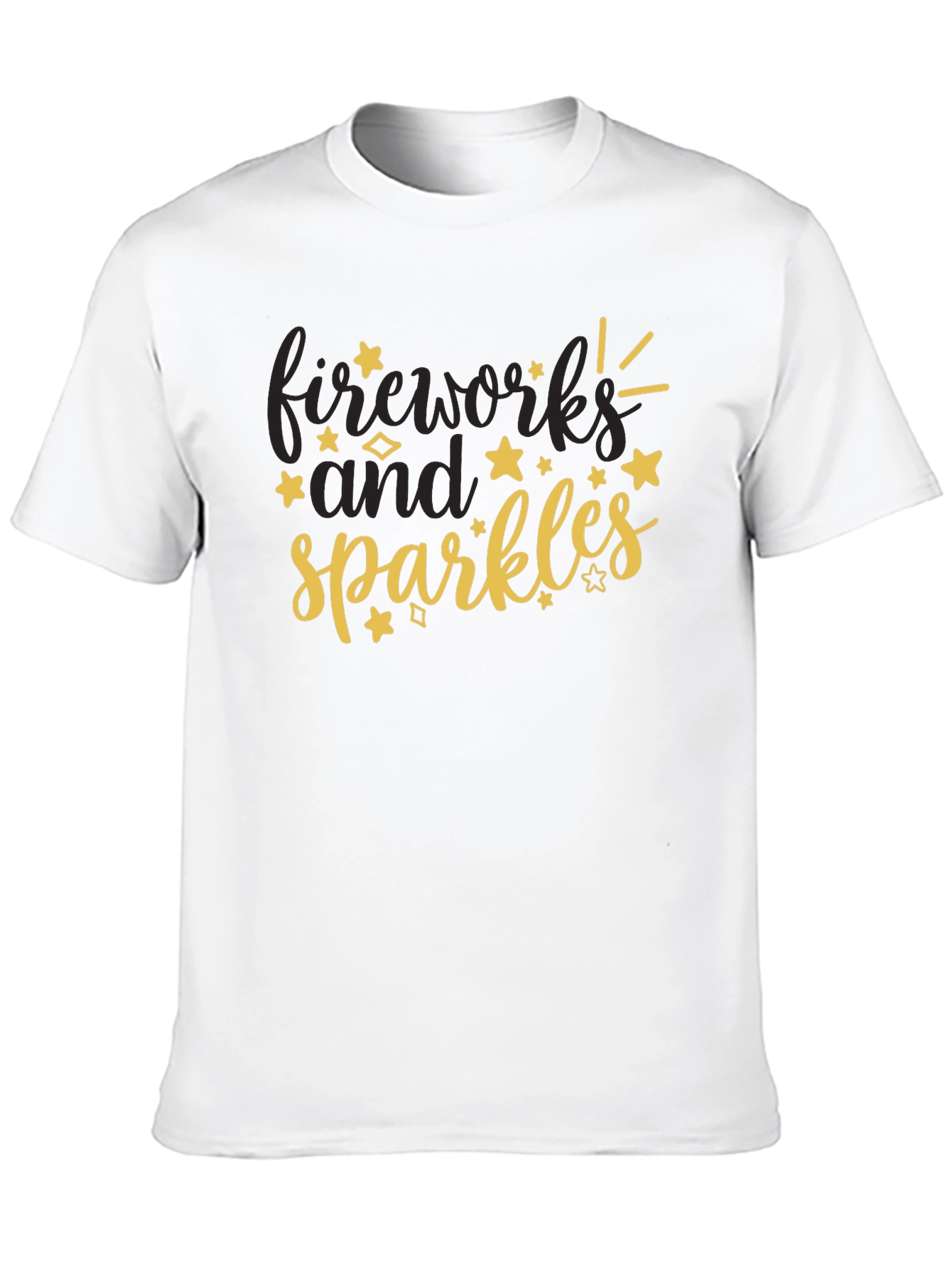 Fireworks and Sparkles Graphic T-Shirt