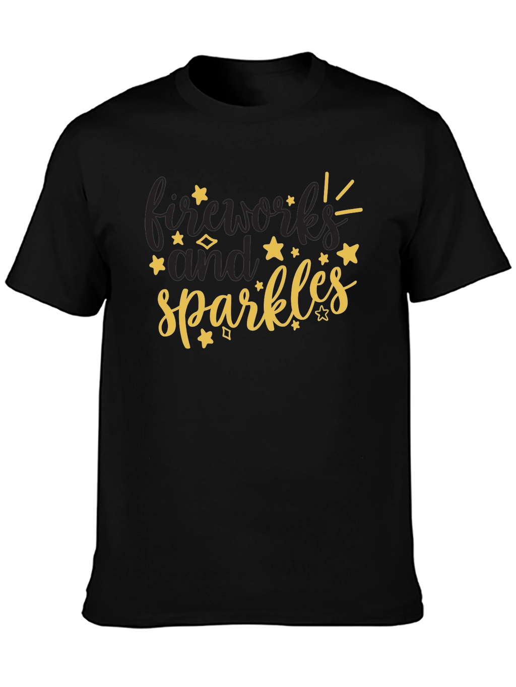 Fireworks and Sparkles Graphic T-Shirt