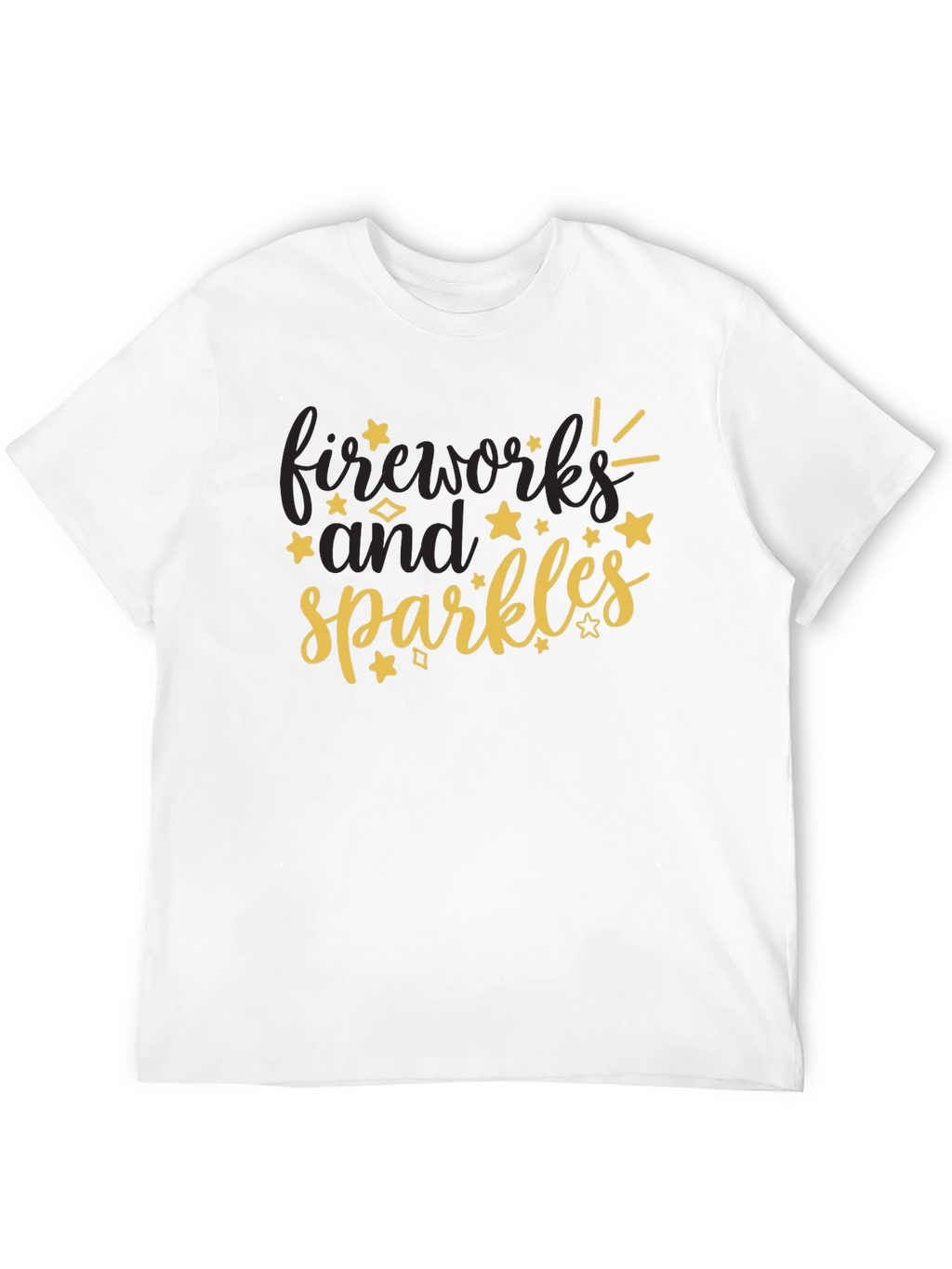 Fireworks and Sparkles Graphic T-Shirt
