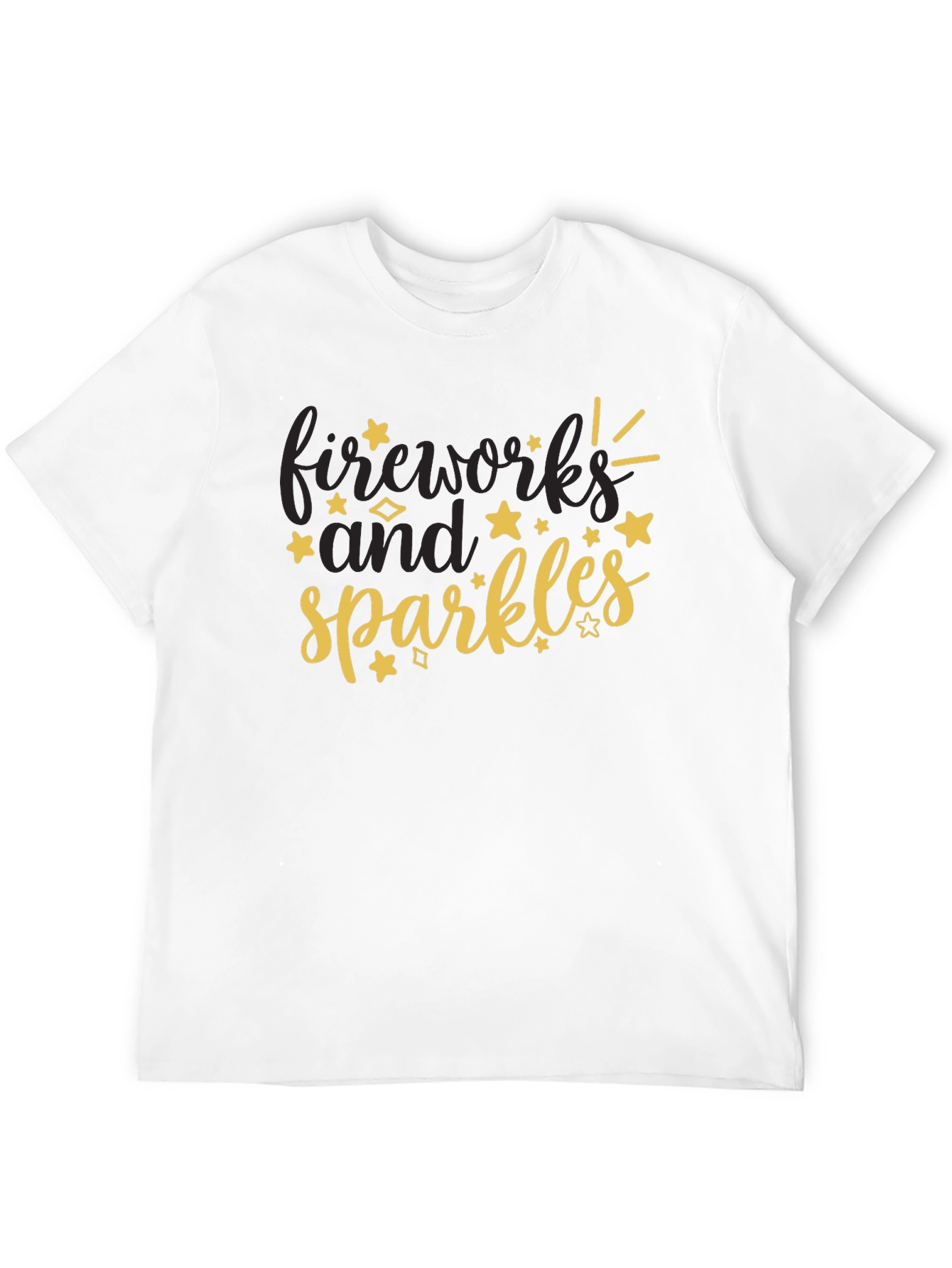 Fireworks and Sparkles Graphic T-Shirt