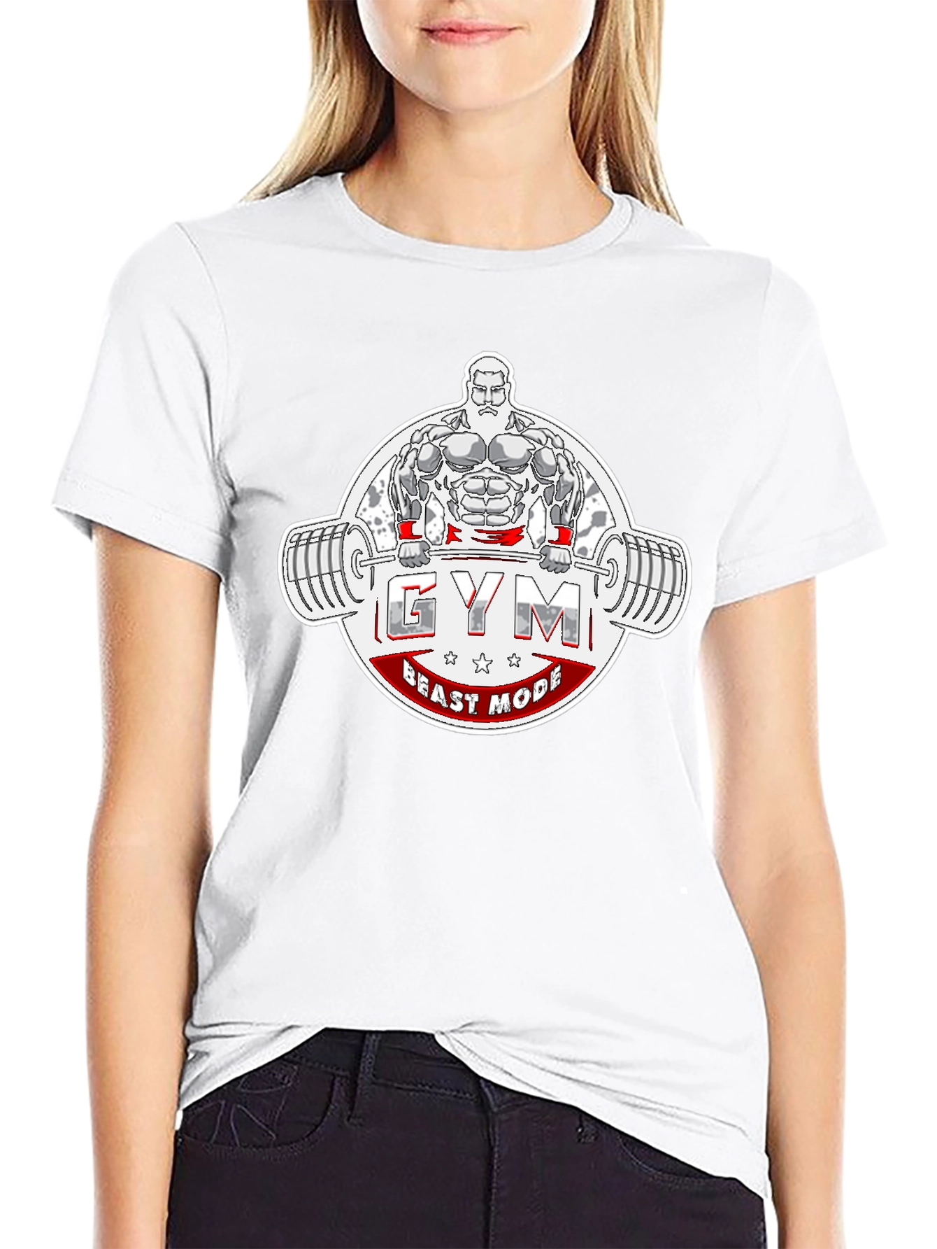 Gym Beast Mode T-Shirt - Black