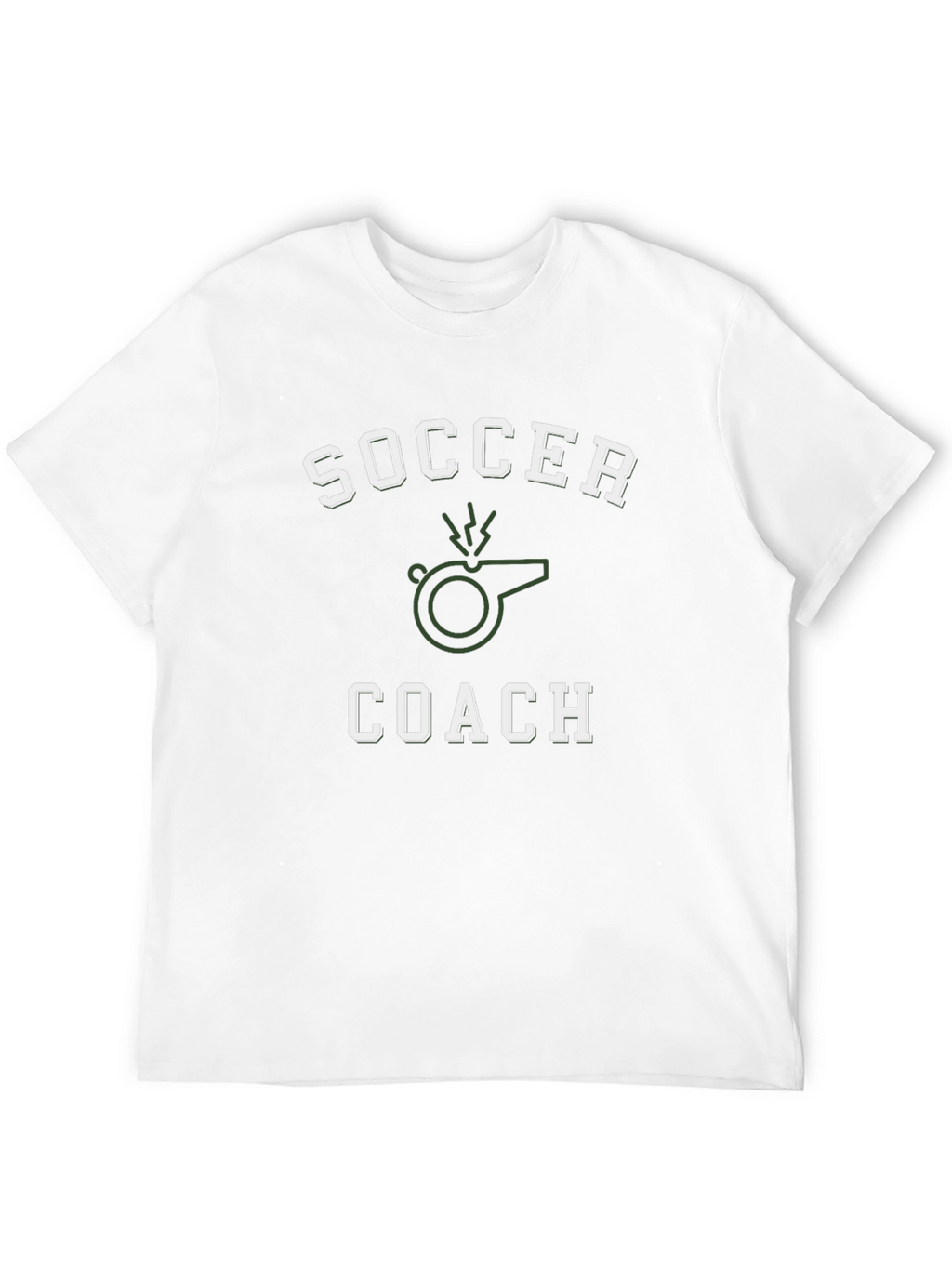 Soccer Coach T-Shirt - Whistle Graphic Tee
