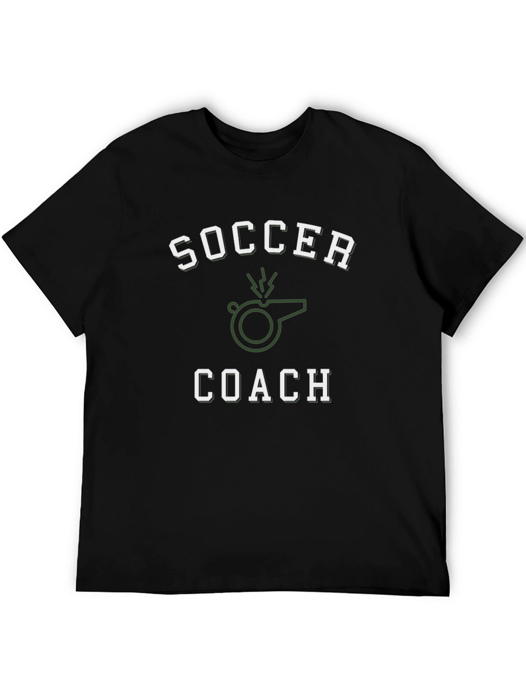 Soccer Coach T-Shirt - Whistle Graphic Tee