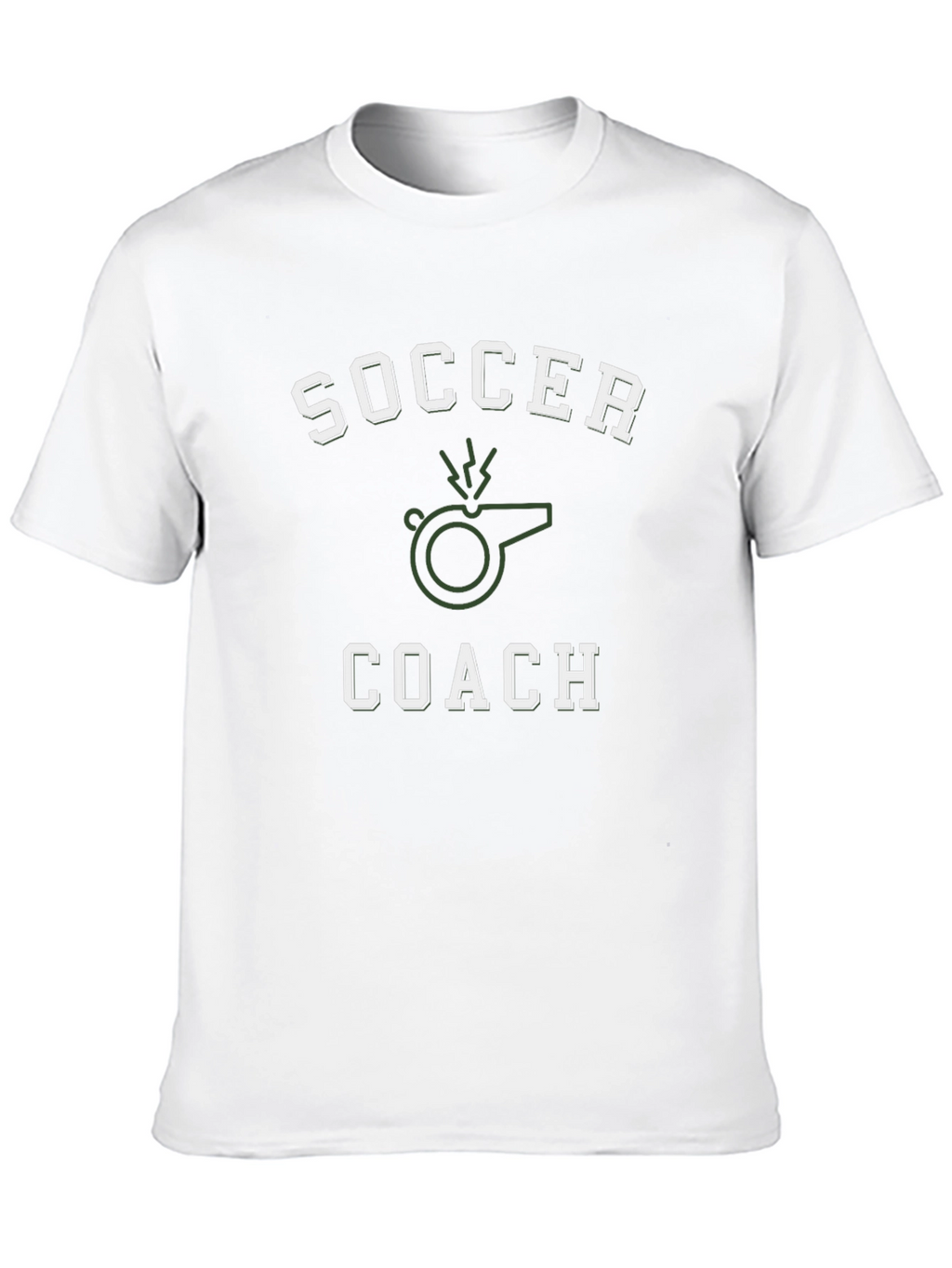 Soccer Coach T-Shirt - Whistle Graphic Tee
