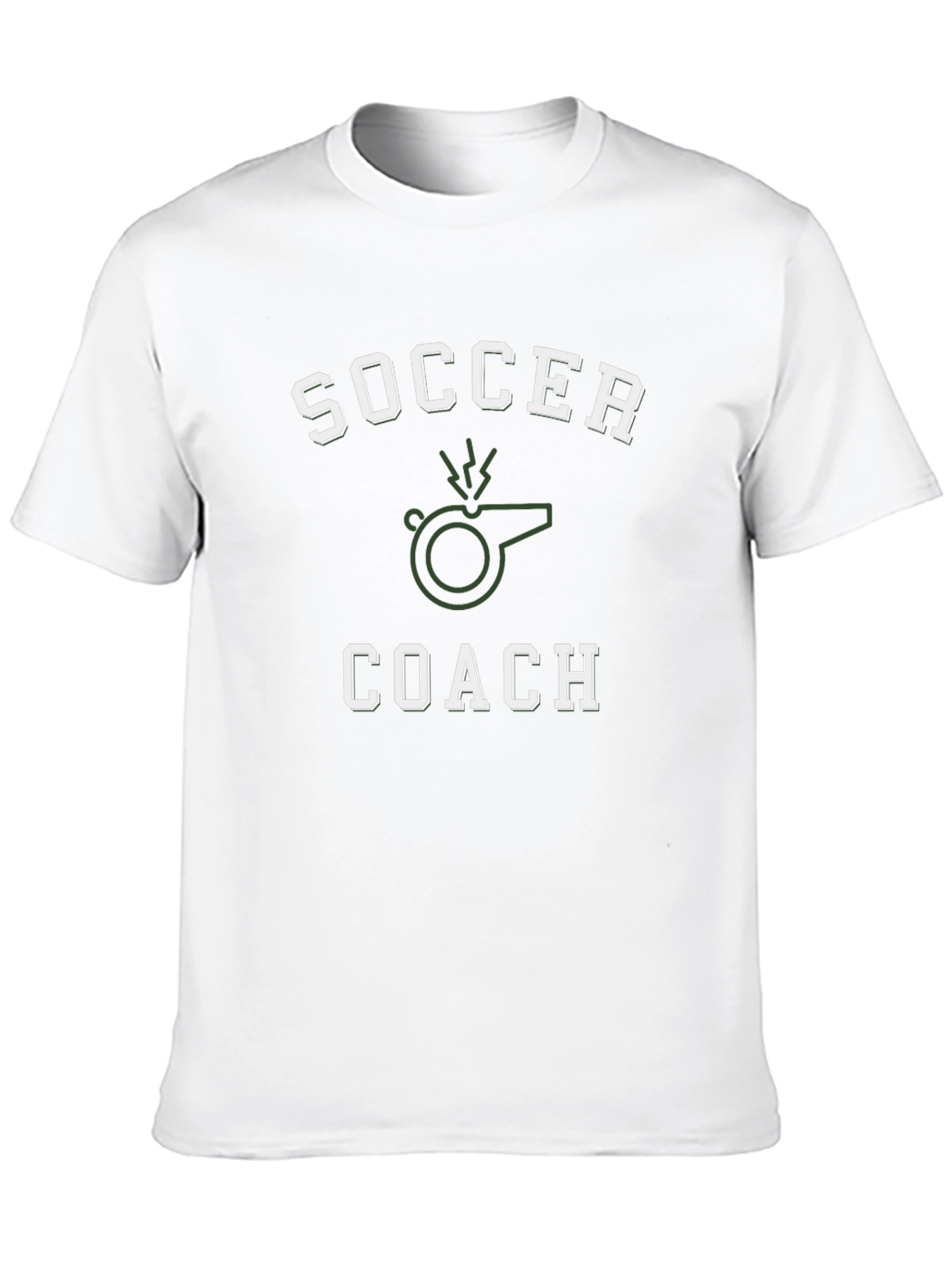 Soccer Coach T-Shirt - Whistle Graphic Tee
