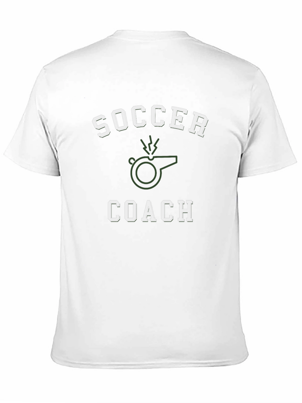 Soccer Coach T-Shirt - Whistle Graphic Tee