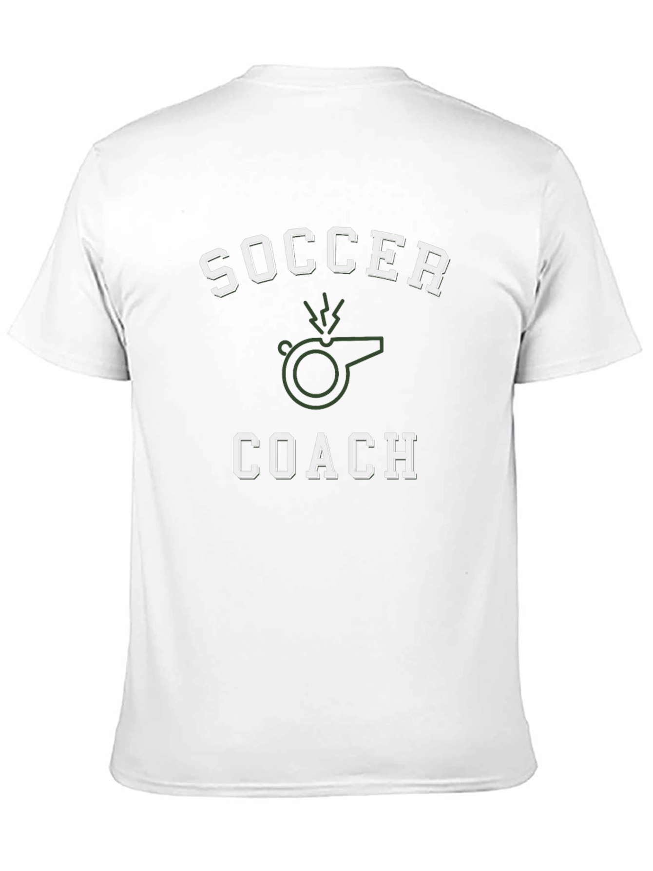 Soccer Coach T-Shirt - Whistle Graphic Tee