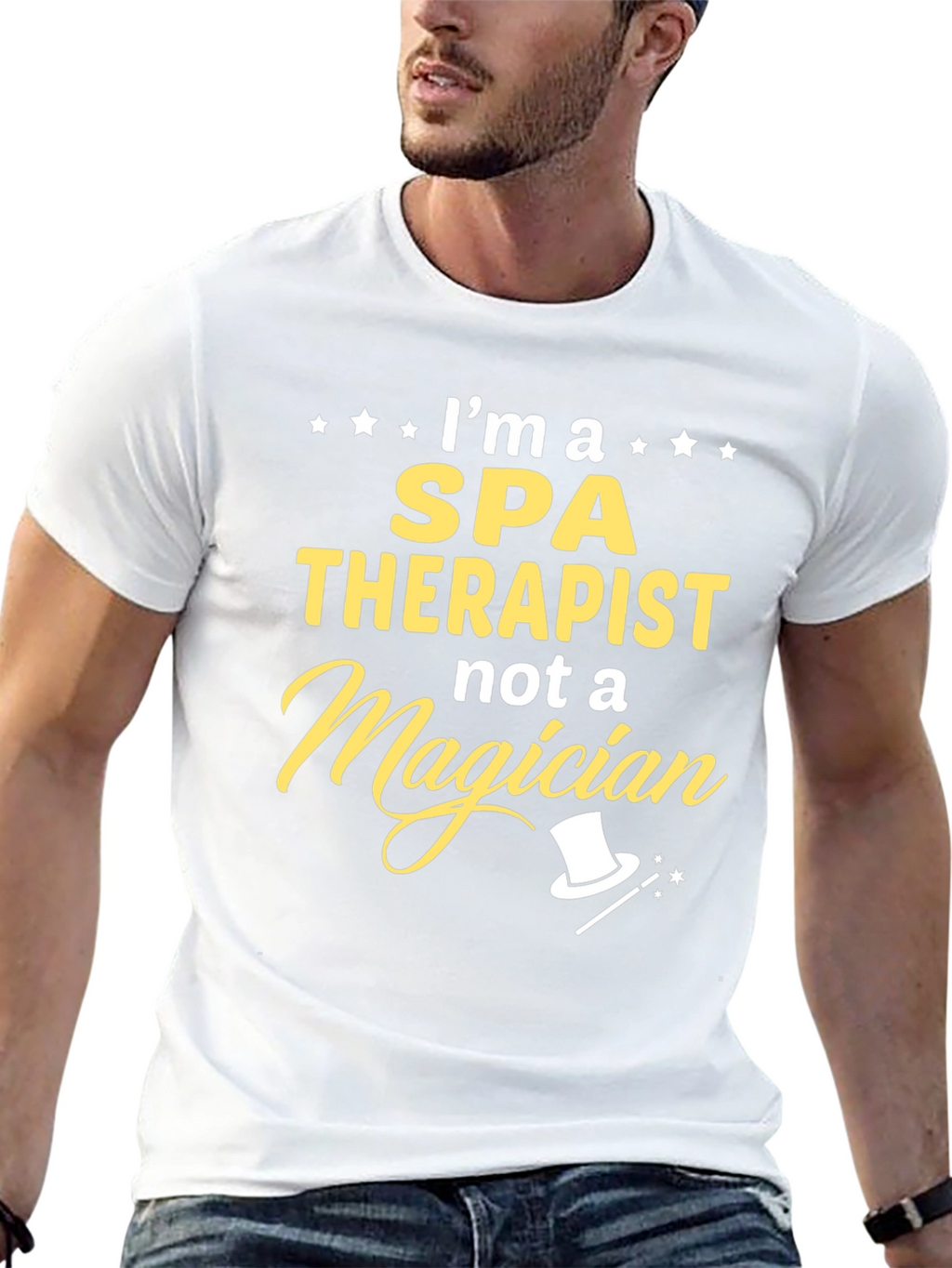 Spa Therapist Novelty Graphic T-Shirt
