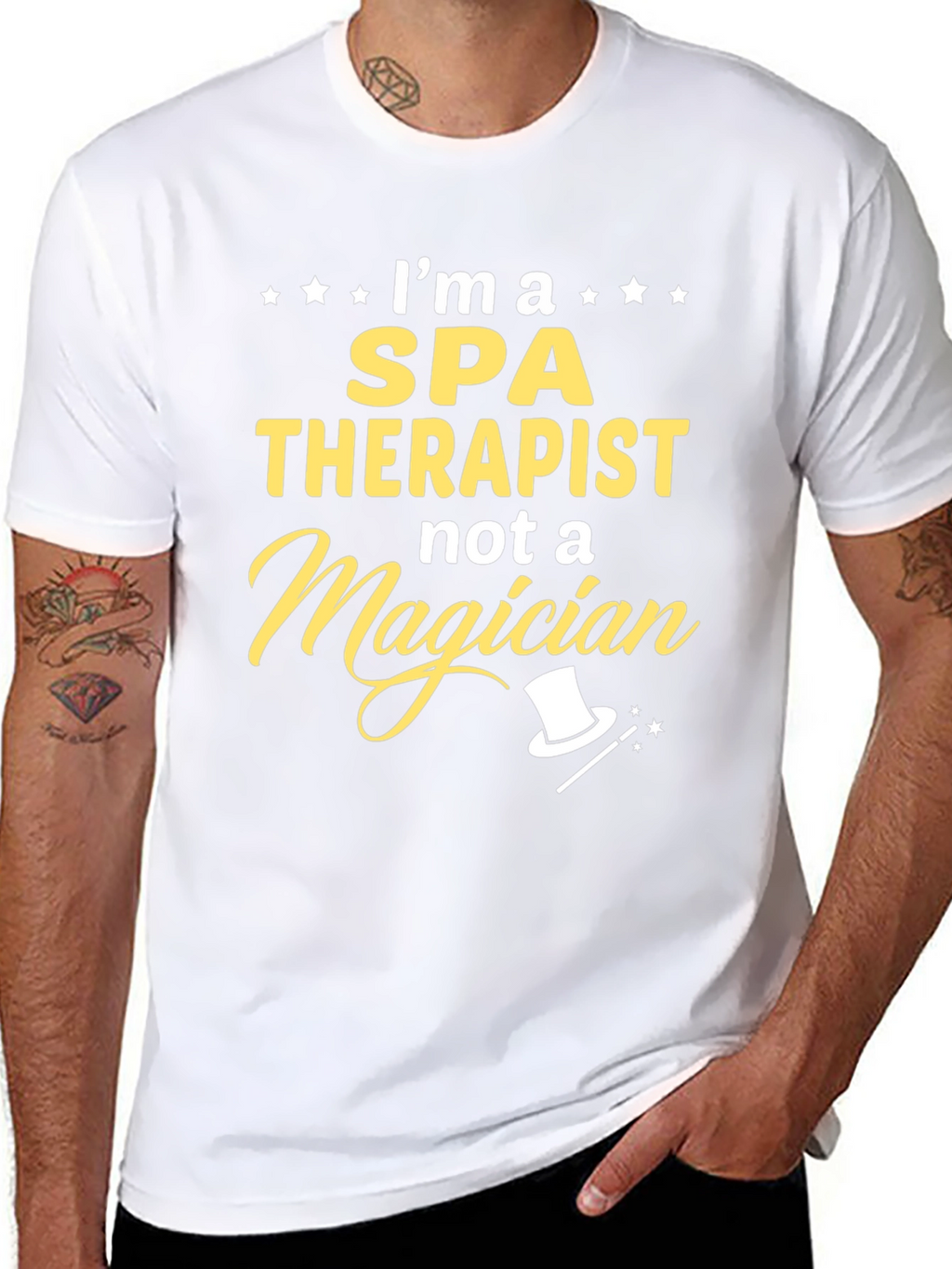 Spa Therapist Novelty Graphic T-Shirt