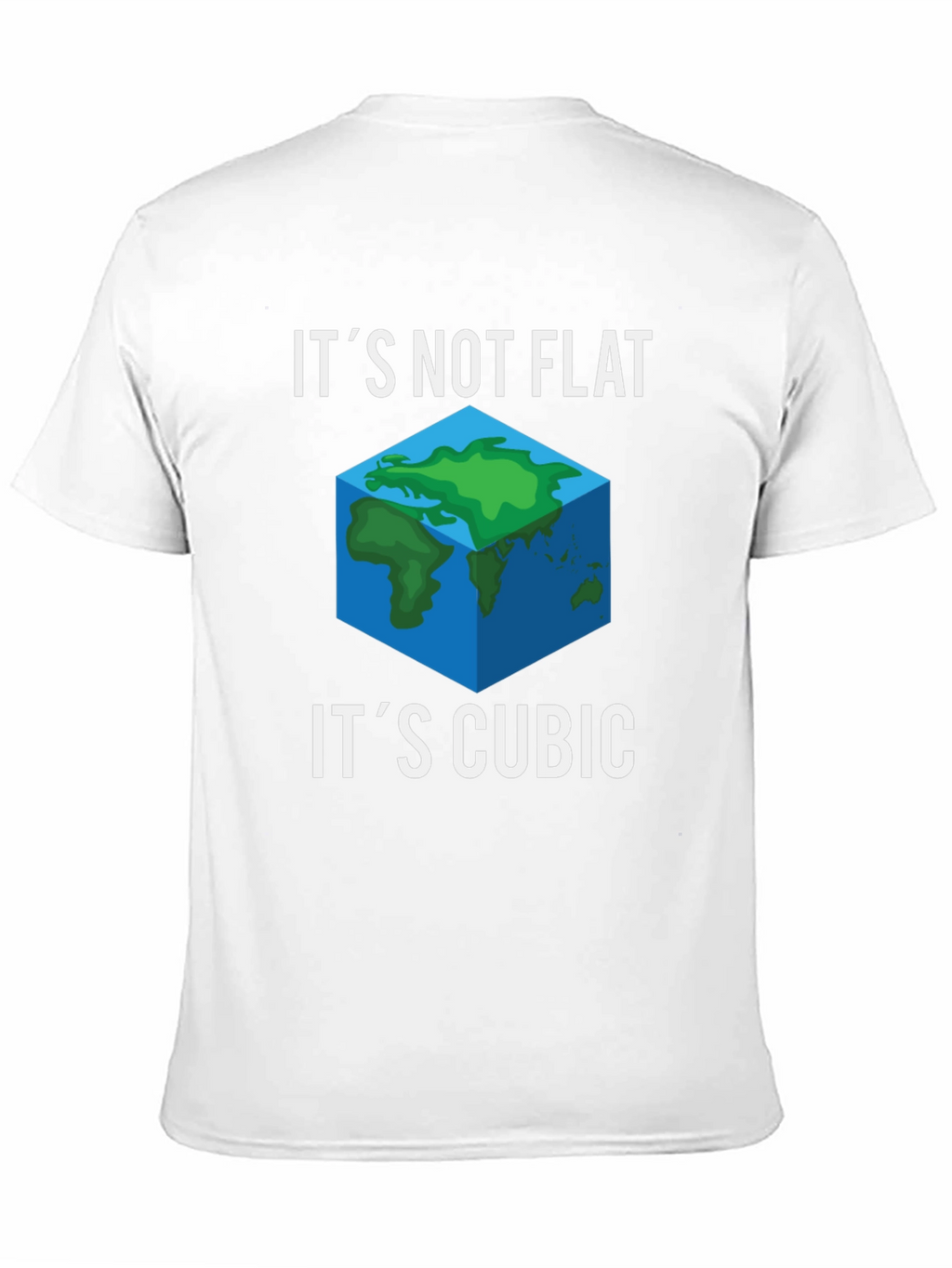 Its Not Flat Its Cubic Graphic Tee