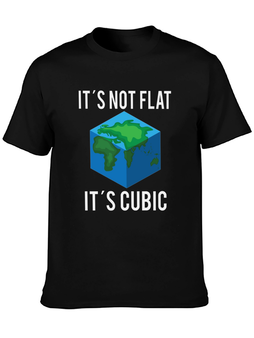 Its Not Flat Its Cubic Graphic Tee