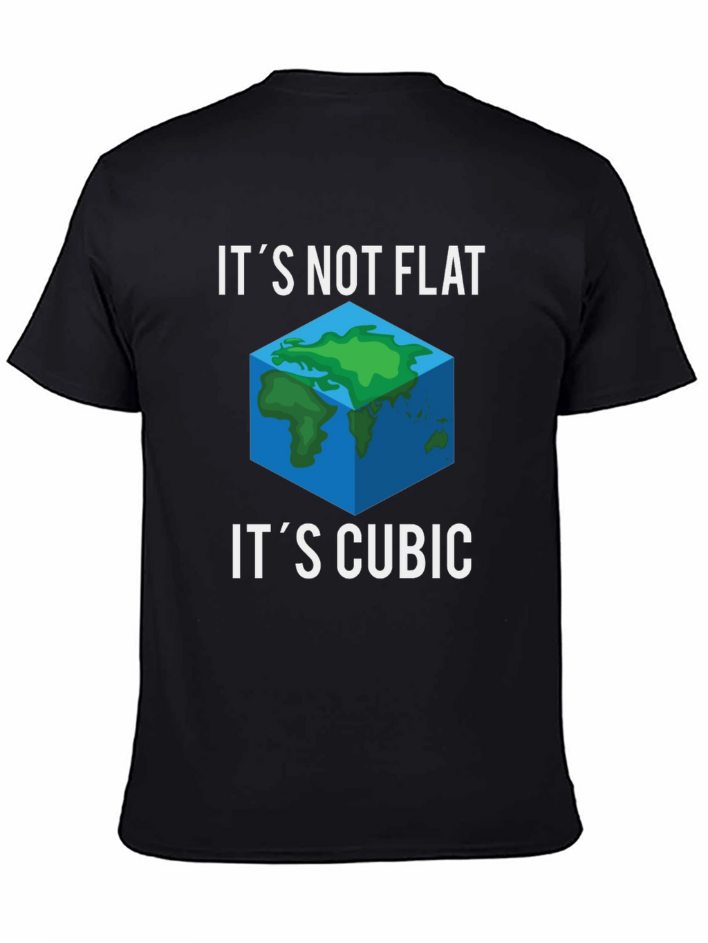Its Not Flat Its Cubic Graphic Tee