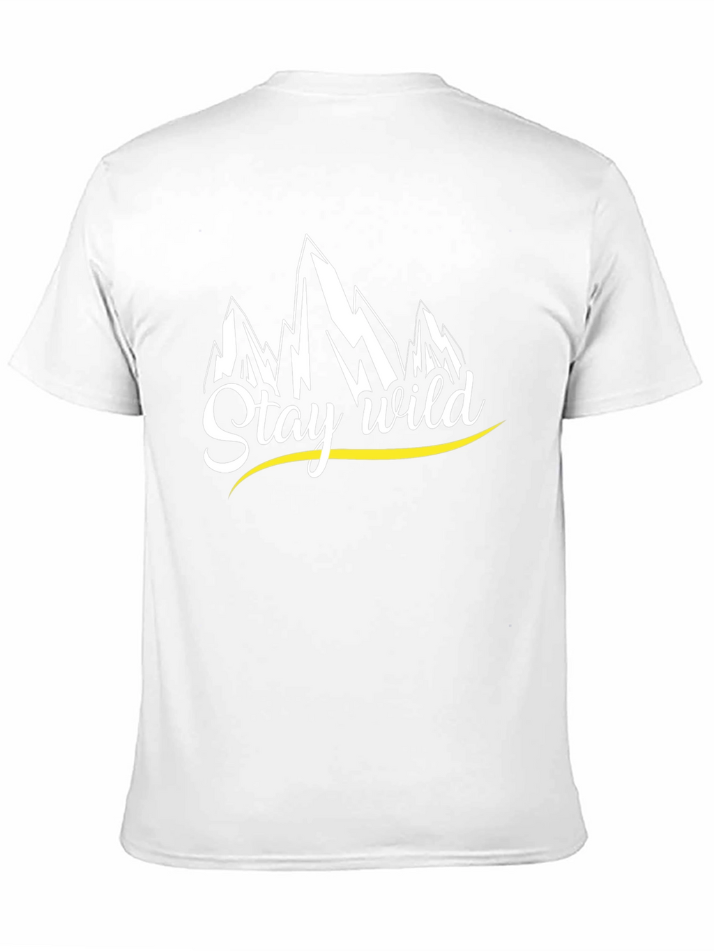 Stay Wild Mountain Graphic Tee - Black