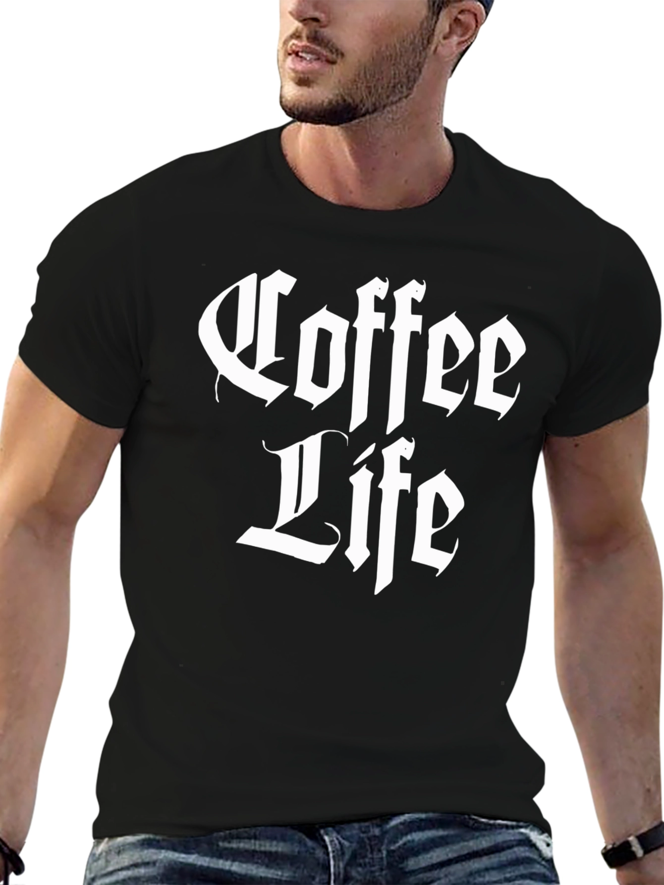 Coffee Life Black T-Shirt